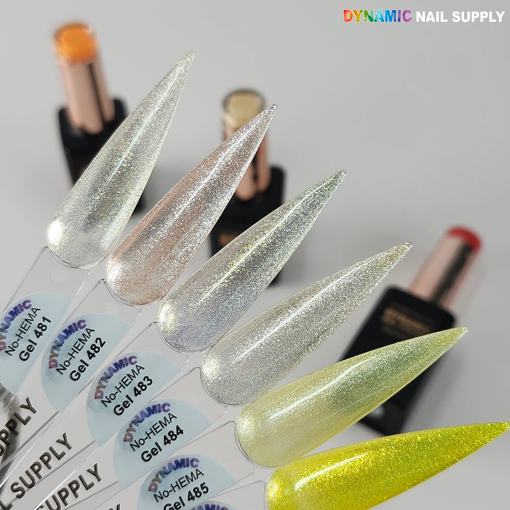 Dynamic No-HEMA Gel Polish - Color 481 to 490 - Image 3