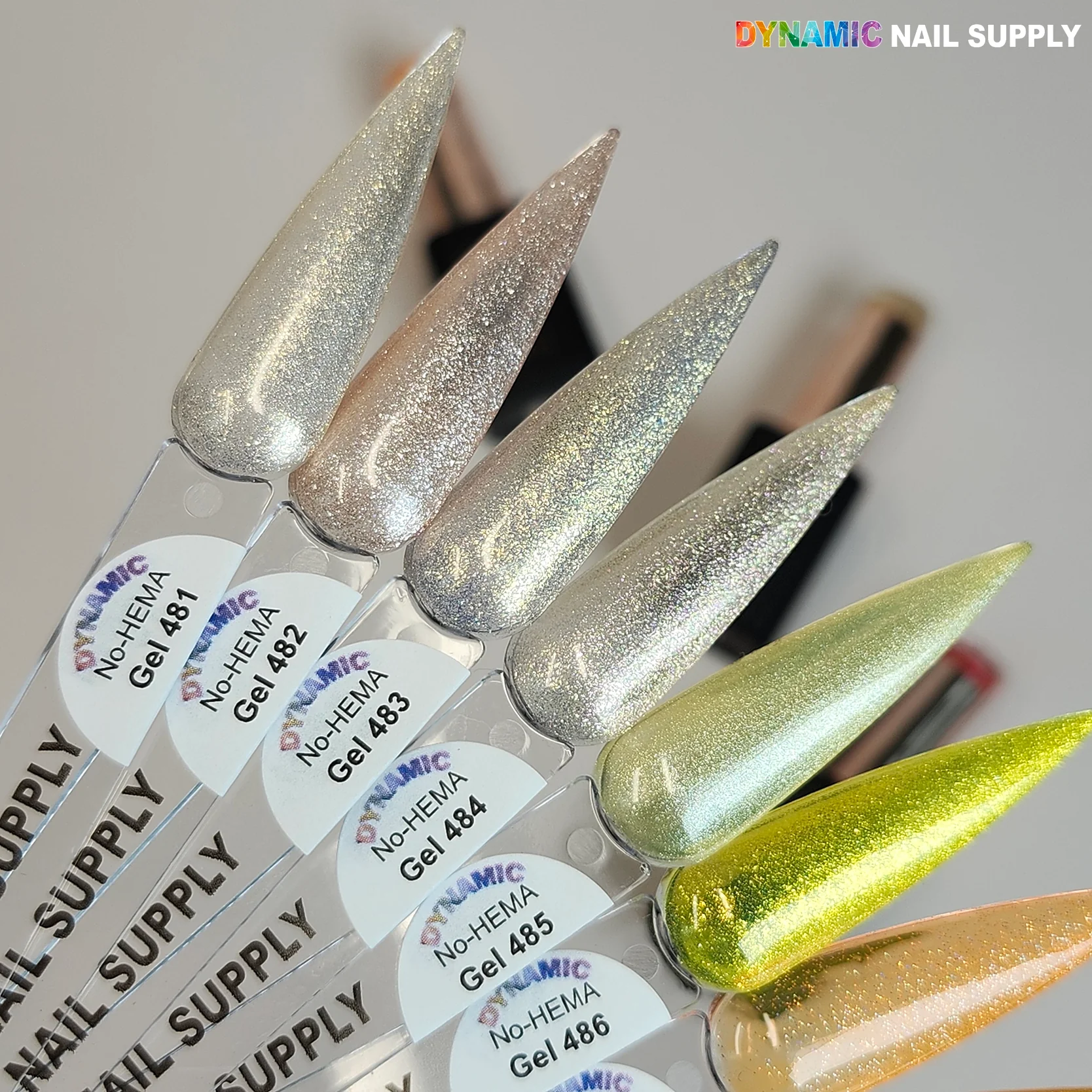 Dynamic No-HEMA Gel Polish - Color 481 to 490 - Image 4