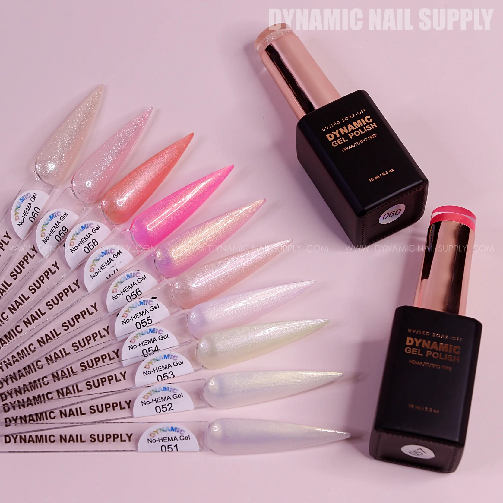 Dynamic No-HEMA Gel Polish - Color 51 to 60 - Image 6