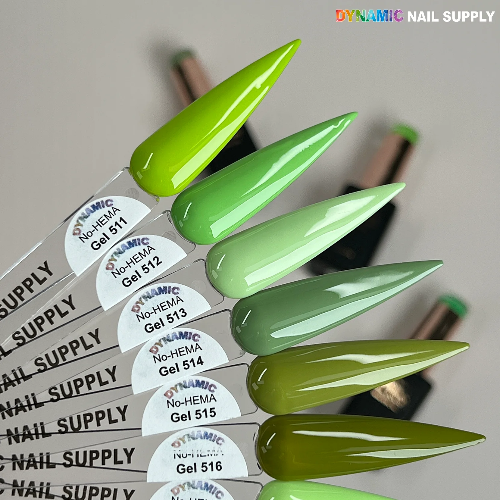 Dynamic No-HEMA Gel Polish - Color 511 to 520 - Image 2