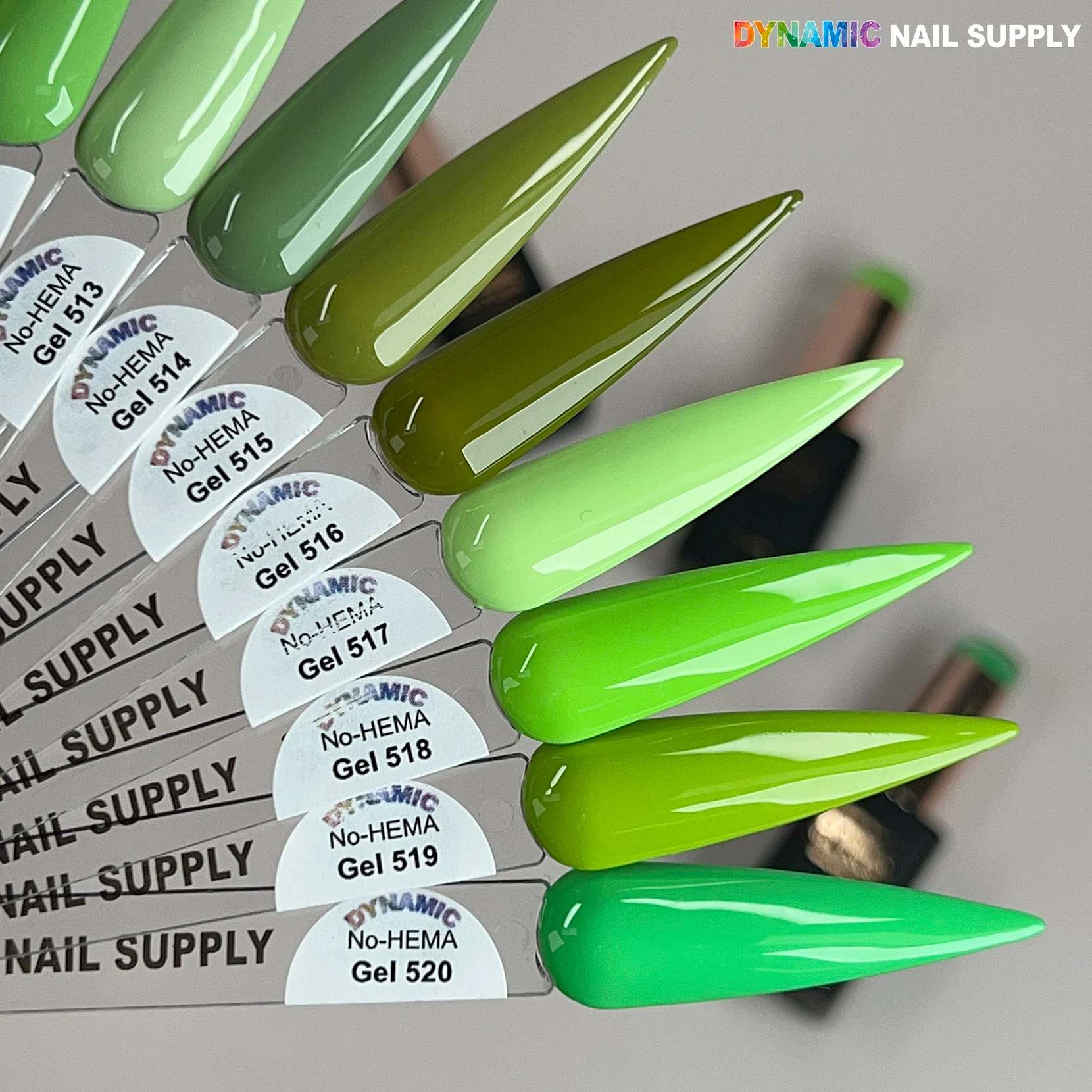 Dynamic No-HEMA Gel Polish - Color 511 to 520 - Image 3
