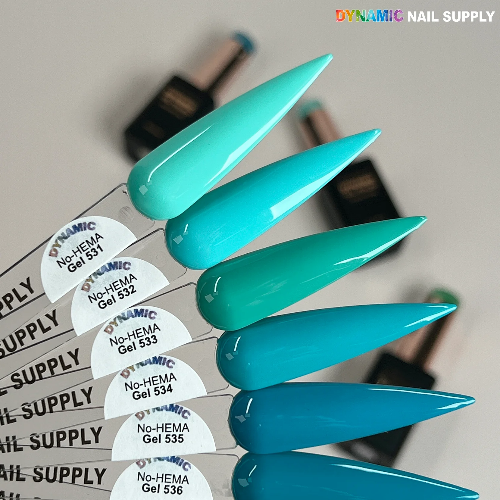 Dynamic No-HEMA Gel Polish - Color 531 to 540 - Image 4