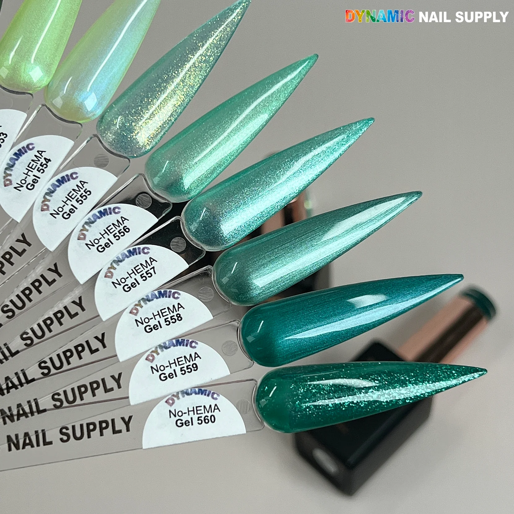 Dynamic No-HEMA Gel Polish - Color 551 to 560 - Image 5