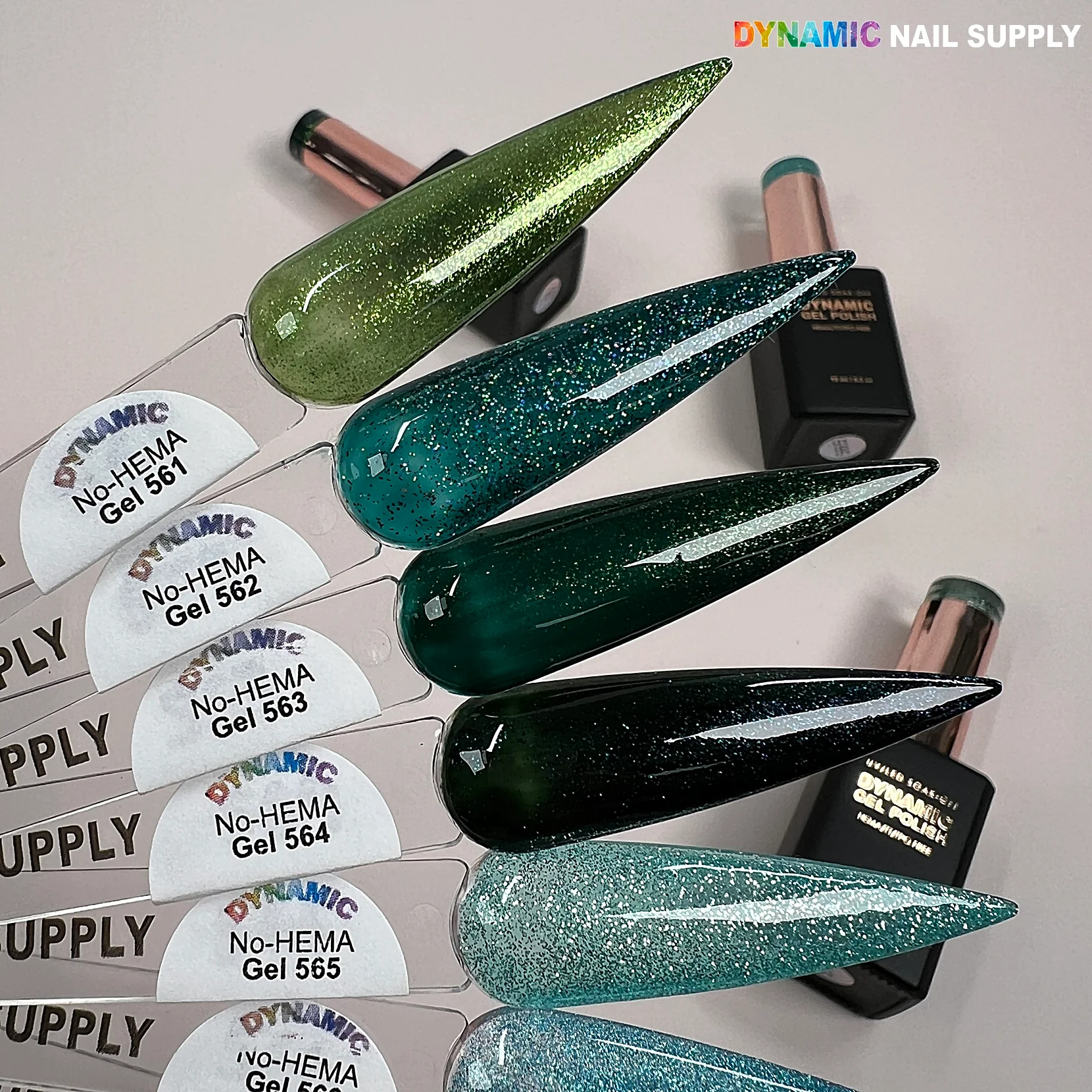Dynamic No-HEMA Gel Polish - Color 561 to 570 - Image 8