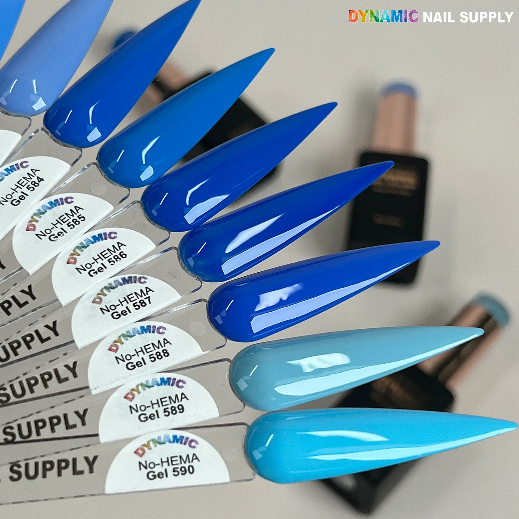 Dynamic No-HEMA Gel Polish - Color 581 to 590 - Image 5