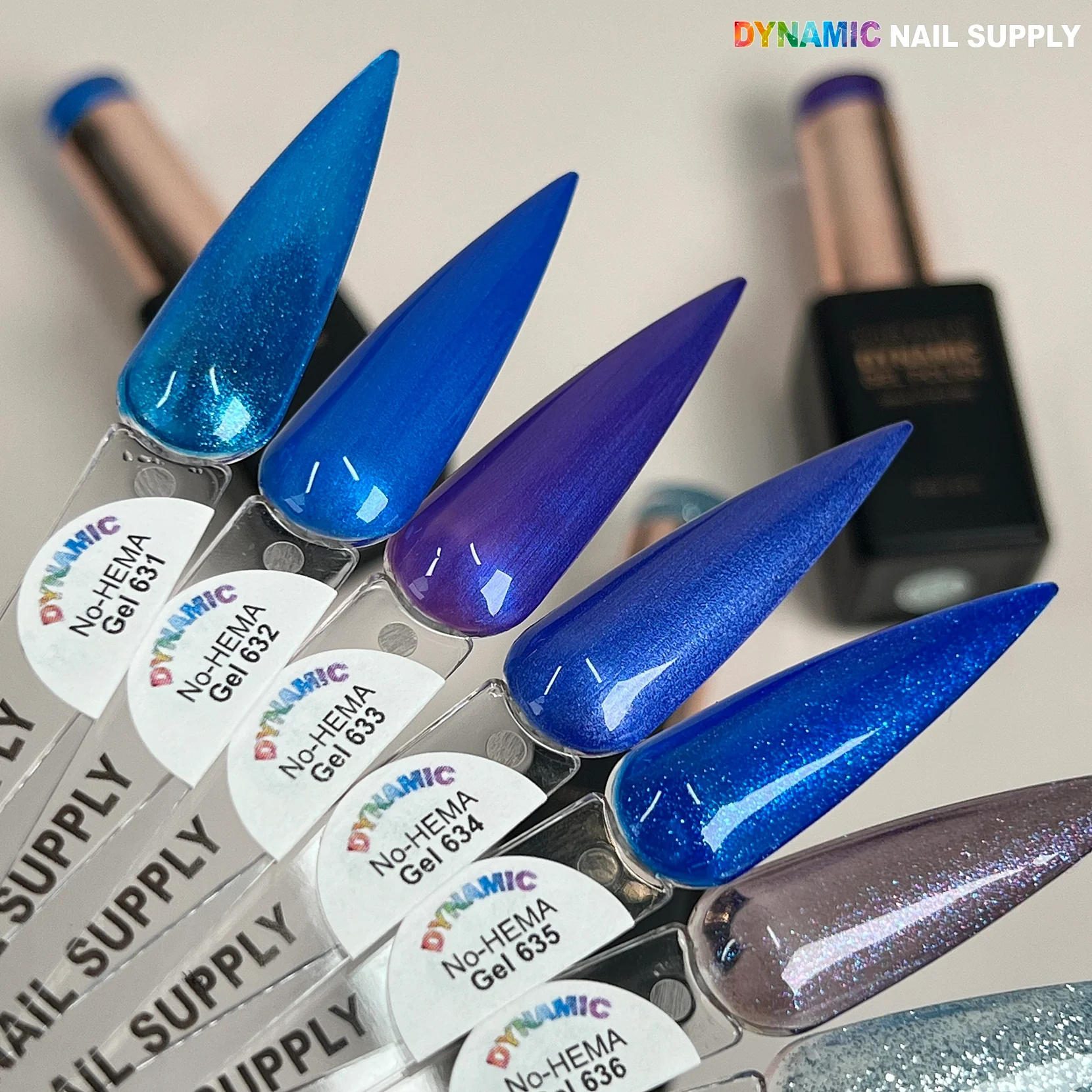 Dynamic No-HEMA Gel Polish - Color 631 to 640 - Image 11
