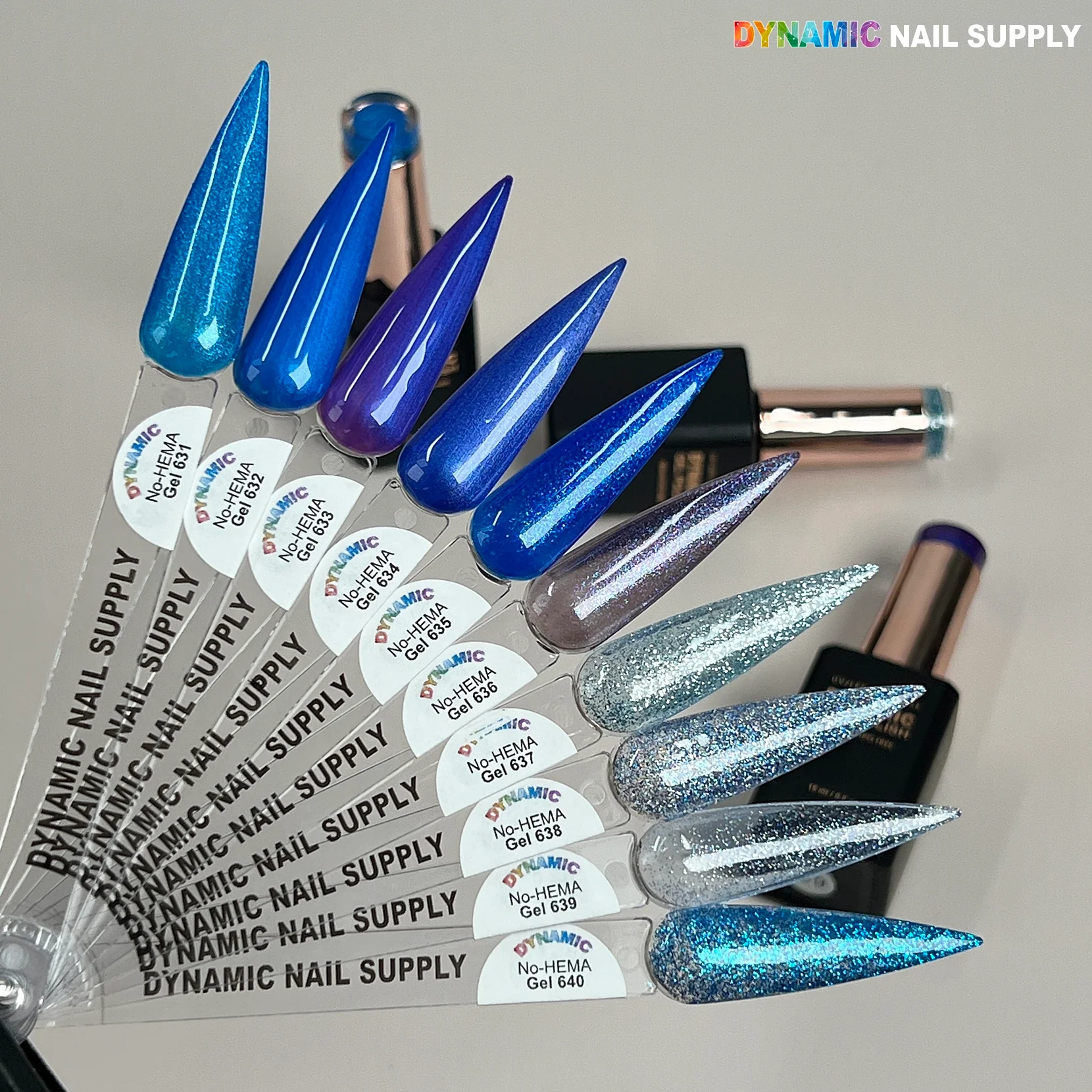 Dynamic No-HEMA Gel Polish - Color 631 to 640 - Image 2