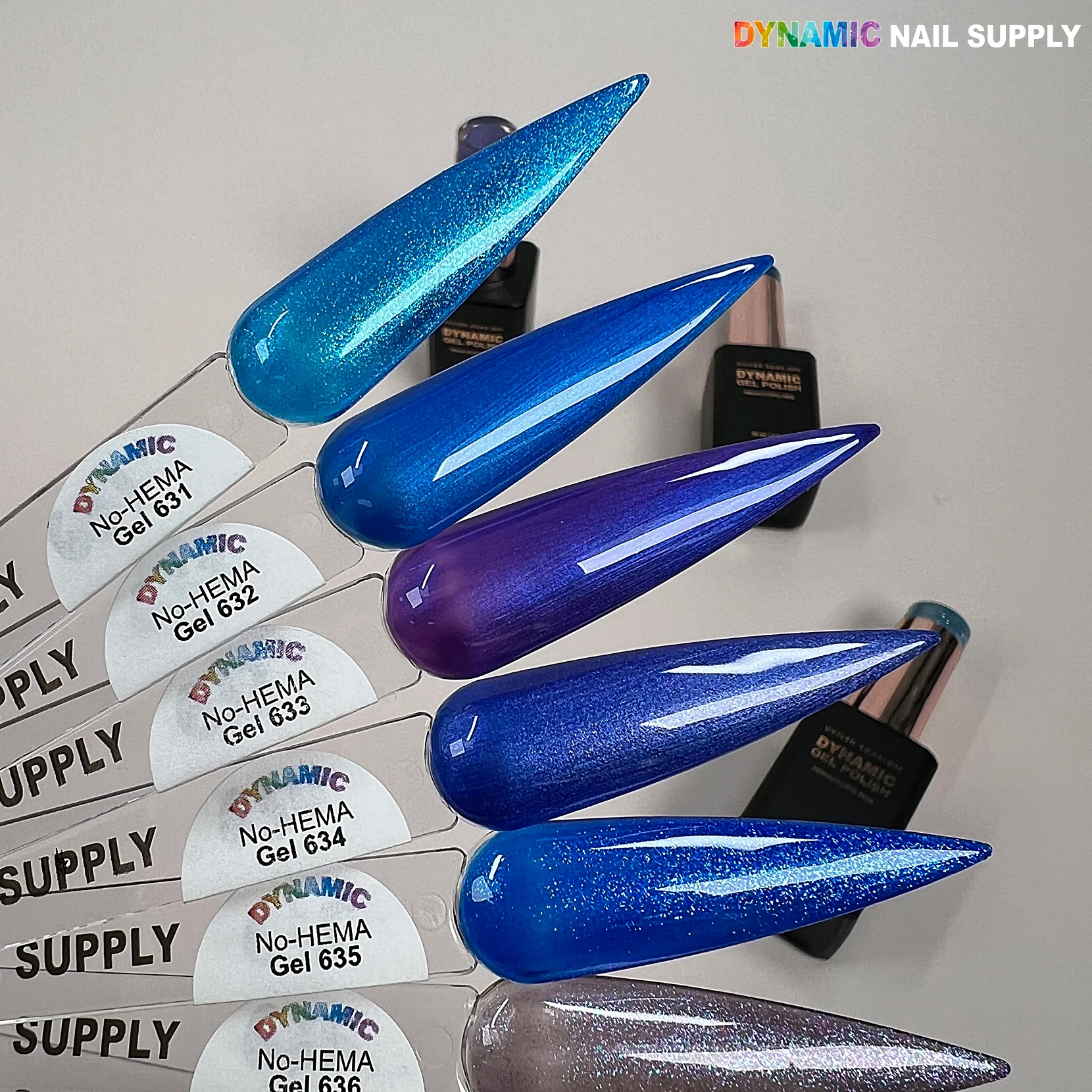 Dynamic No-HEMA Gel Polish - Color 631 to 640 - Image 4