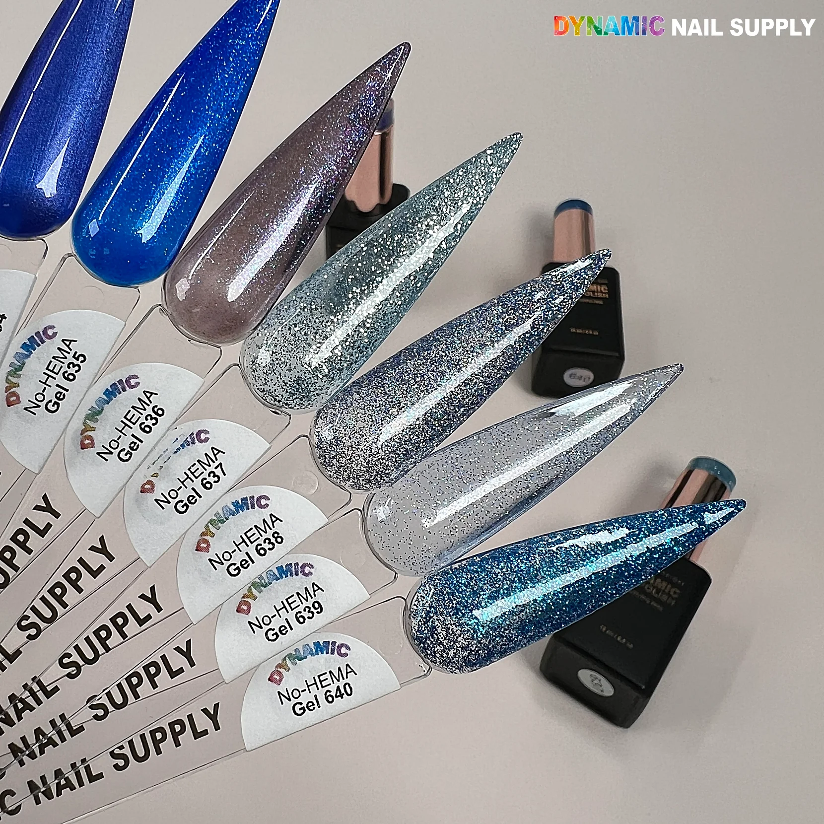 Dynamic No-HEMA Gel Polish - Color 631 to 640 - Image 6