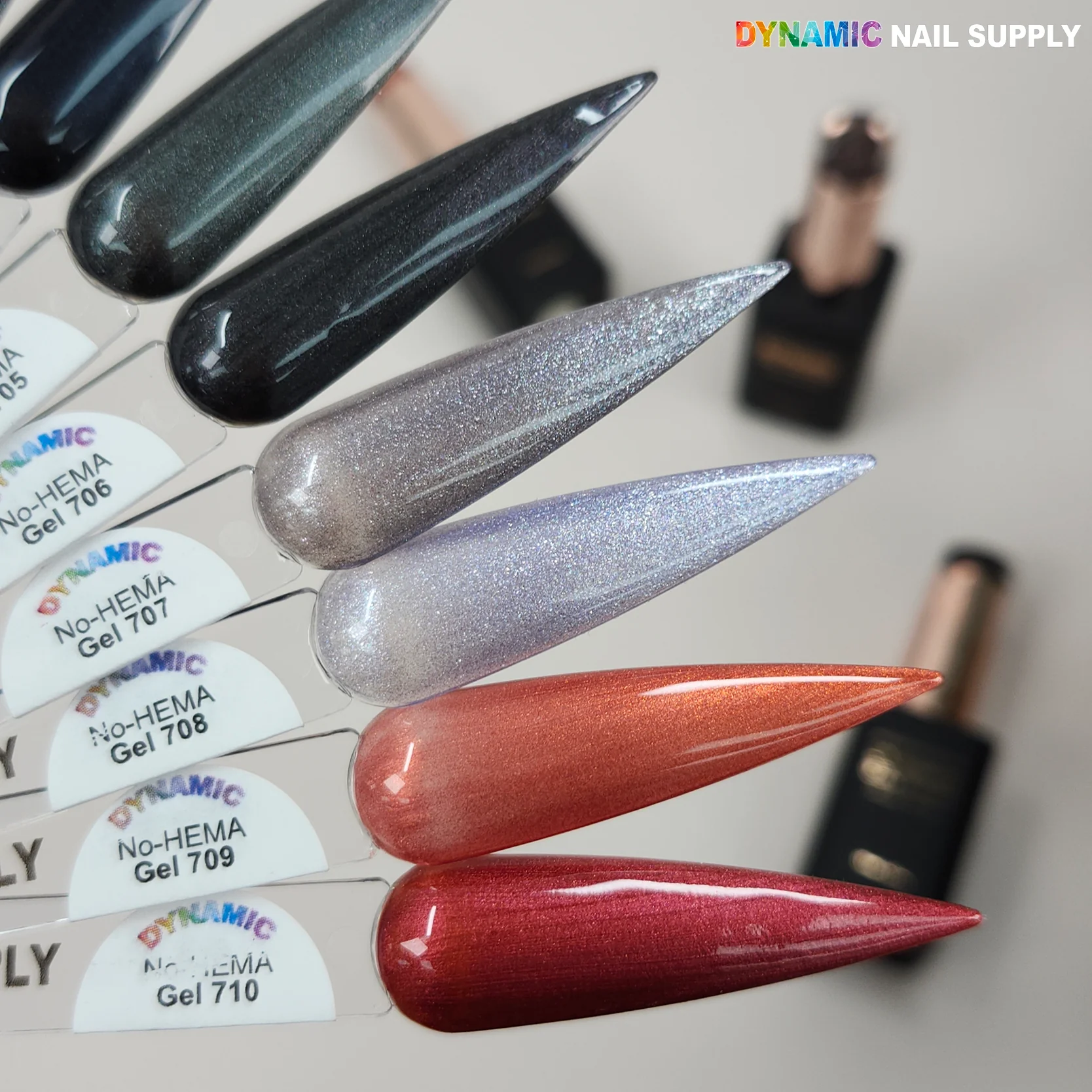 Dynamic No-HEMA Gel Polish - Color 701 to 710 - Fall Colors - Image 3