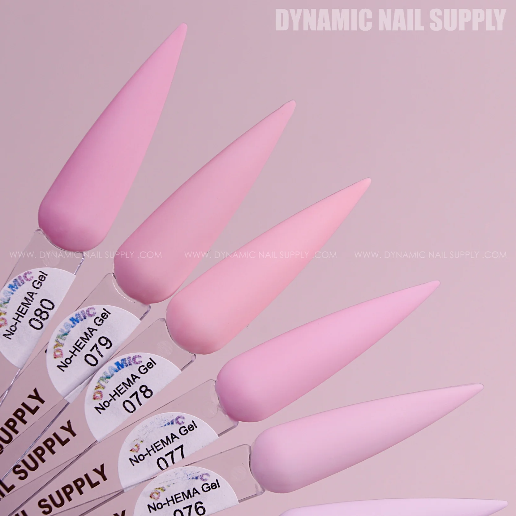 Dynamic No-HEMA Gel Polish - Color 71 to 80 - Image 6