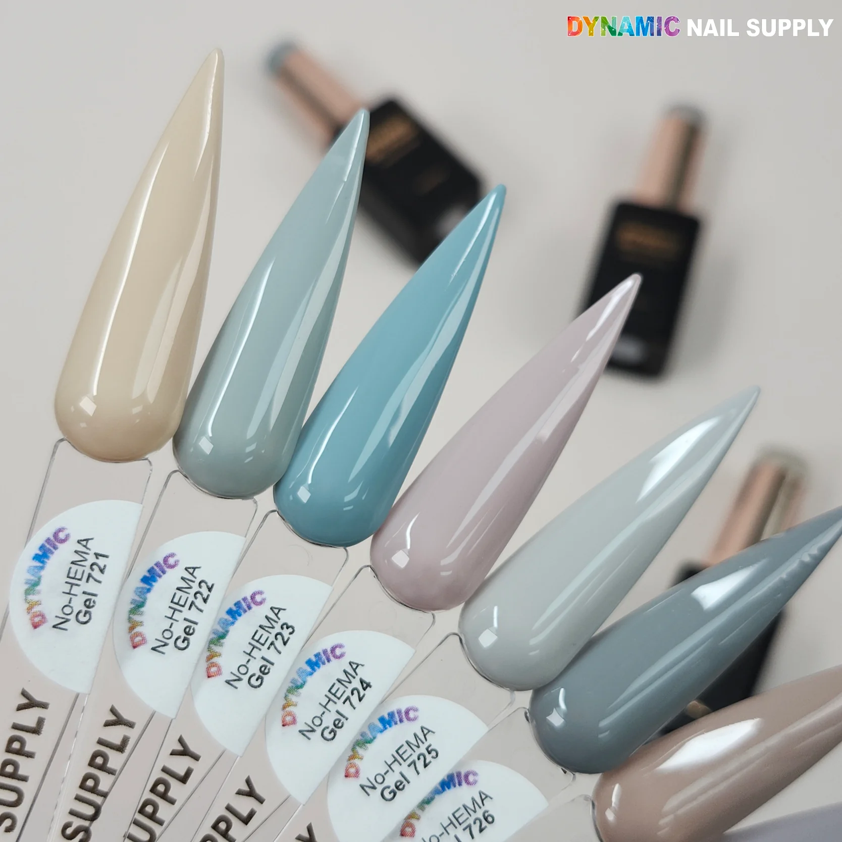 Dynamic No-HEMA Gel Polish - Color 721 to 730 - Fall and Winter colors - Image 2