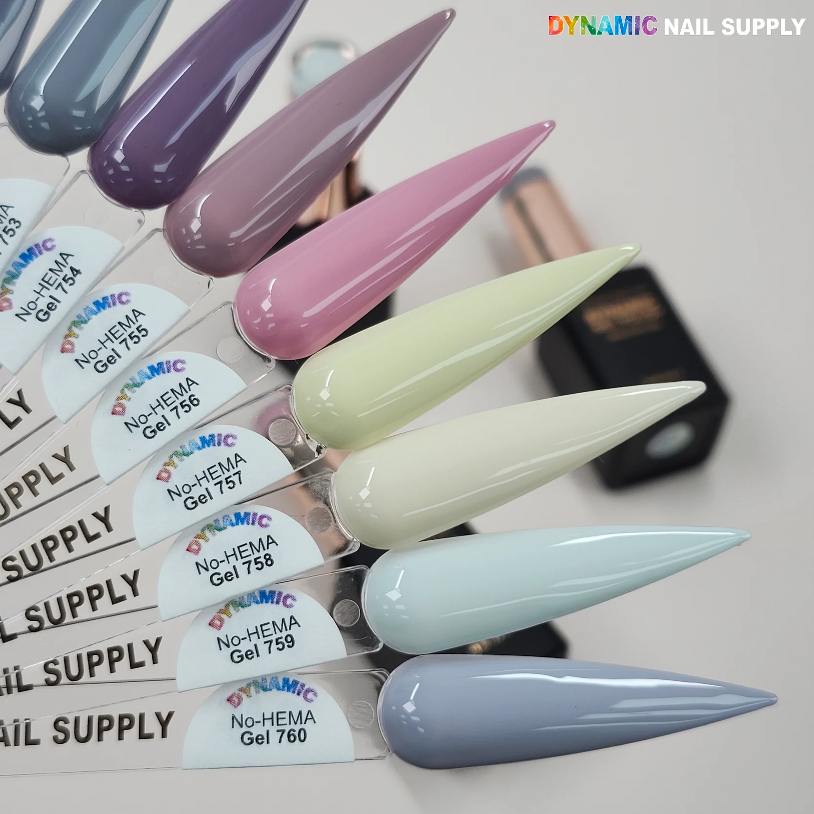 Dynamic No-HEMA Gel Polish - Color 751 to 760 - Fall and Winter Collection - Image 2