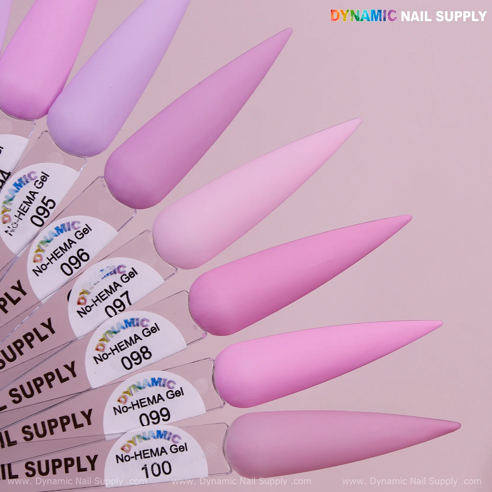 Dynamic No-HEMA Gel Polish - Color 91 to 100 - Image 4