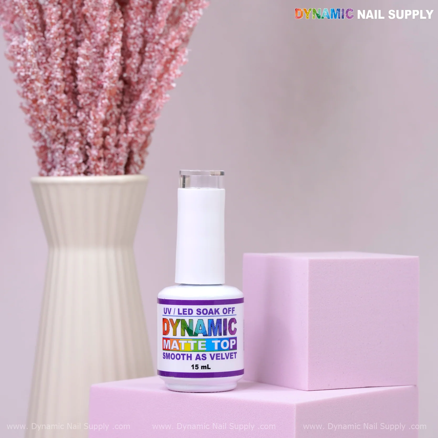 Dynamic No-Wipe Matte Top Coat - UV Led gel nail Velvet finish topcoat - Image 8