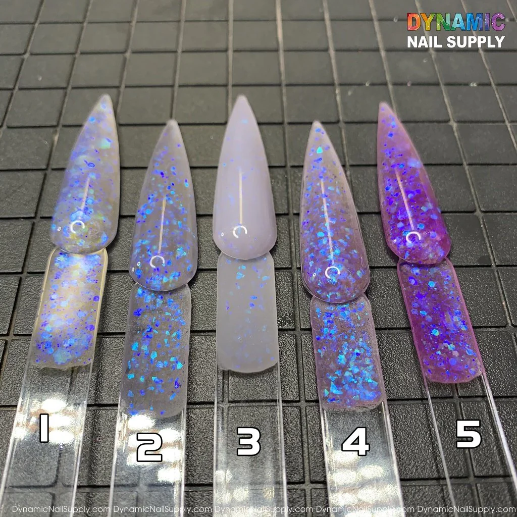 Explicit series - Dirty Sprite - Glitter Acrylic Powder Collection for sculpting and dipping nails - Image 3
