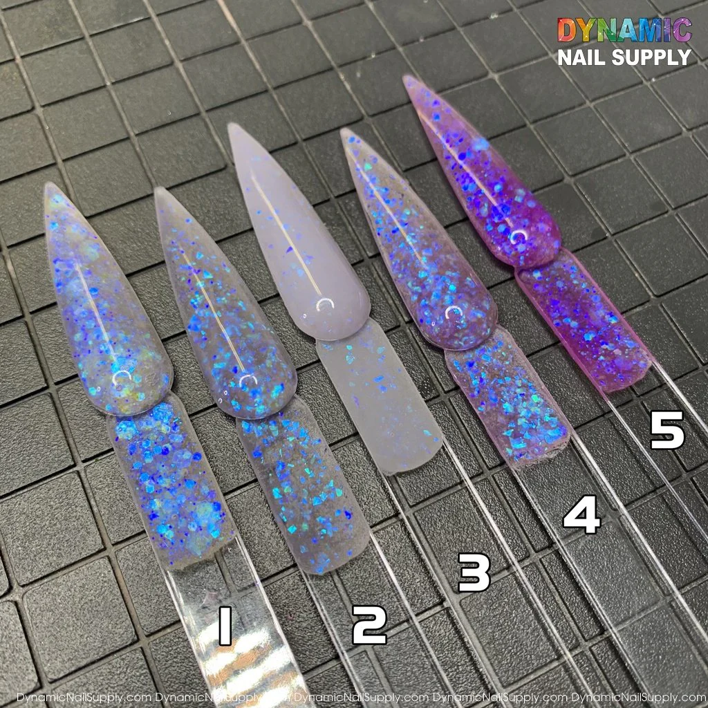 Explicit series - Dirty Sprite - Glitter Acrylic Powder Collection for sculpting and dipping nails - Image 4