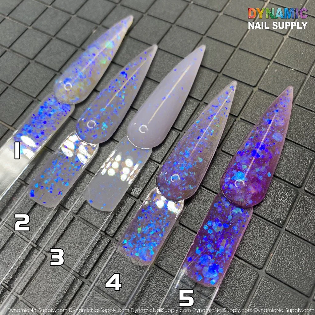 Explicit series - Dirty Sprite - Glitter Acrylic Powder Collection for sculpting and dipping nails - Image 6