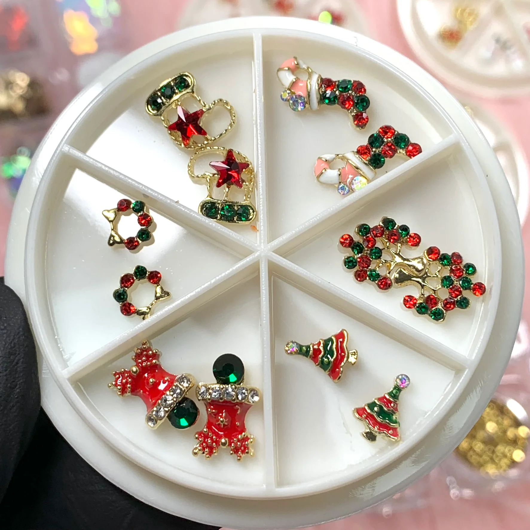 [Flash Sale] 5 sets of Nail Charms for Christmas Nail Designs (Total 54pcs of charms) - Image 6