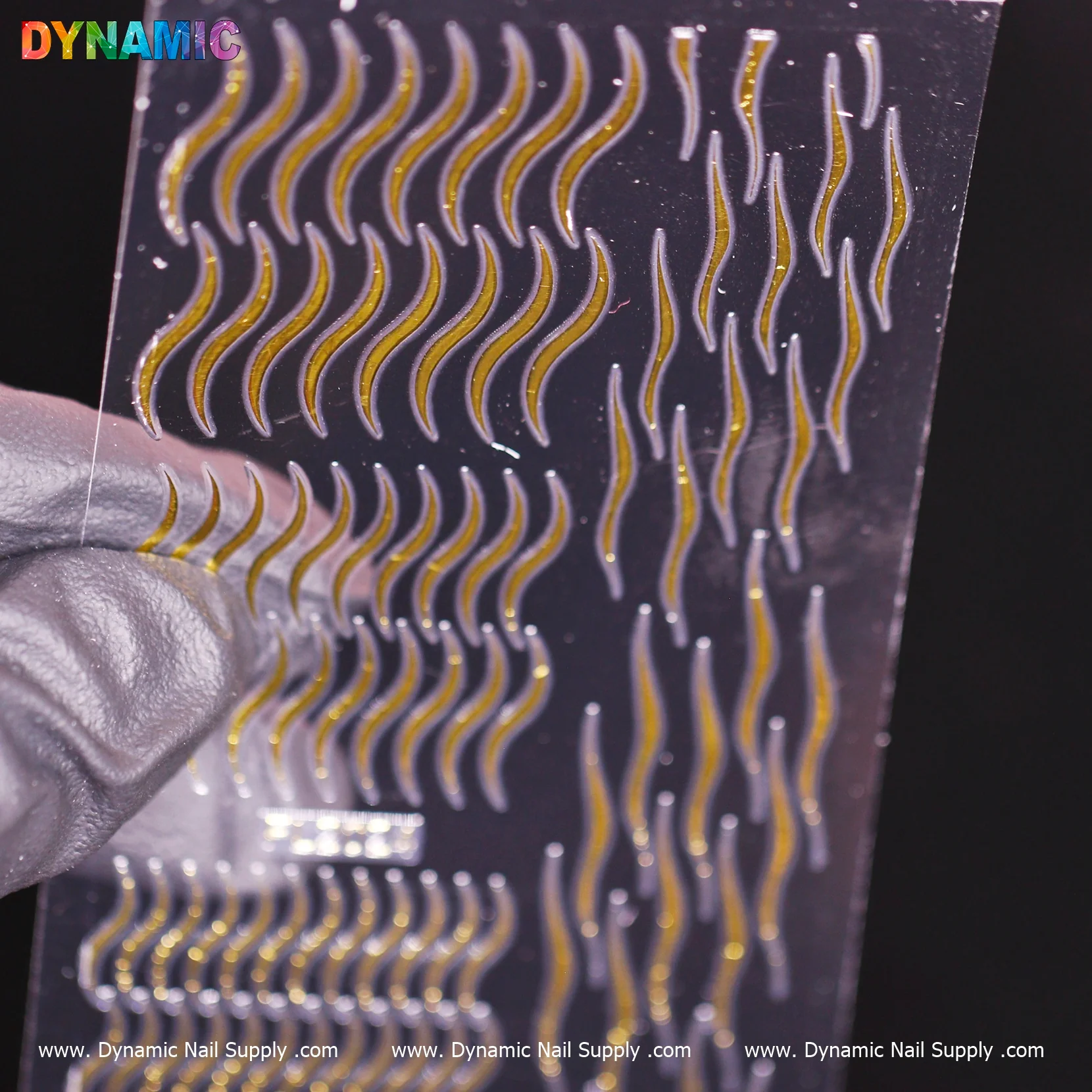 Gold parallel line wave pattern (FL 2024) - Image 3