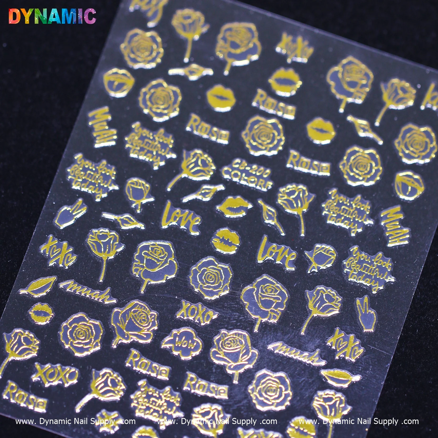 hand writing art (gold) (CB 200)