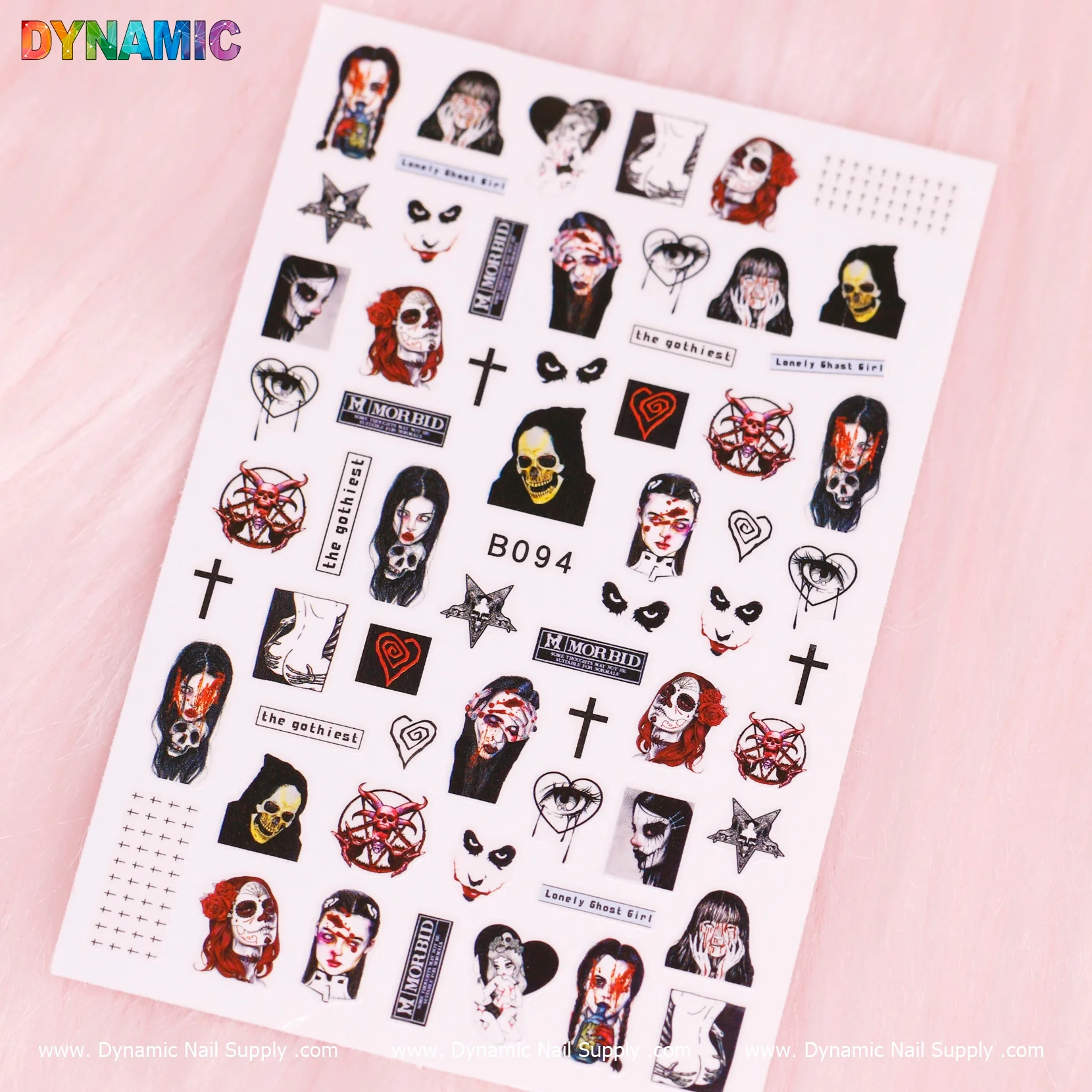 Haunted Halloween Sticker (B094)