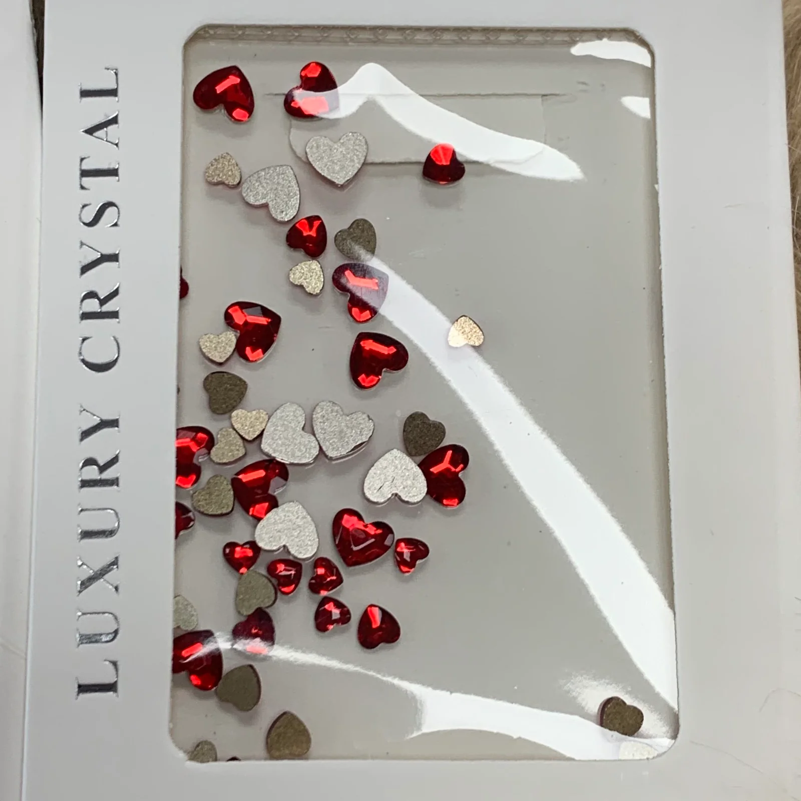 Heart shape rhinestone (mixed sizes) / charm for valentines nails design - Image 4
