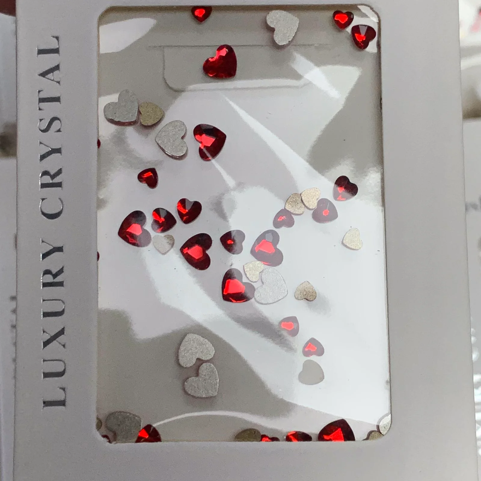 Heart shape rhinestone (mixed sizes) / charm for valentines nails design - Image 8