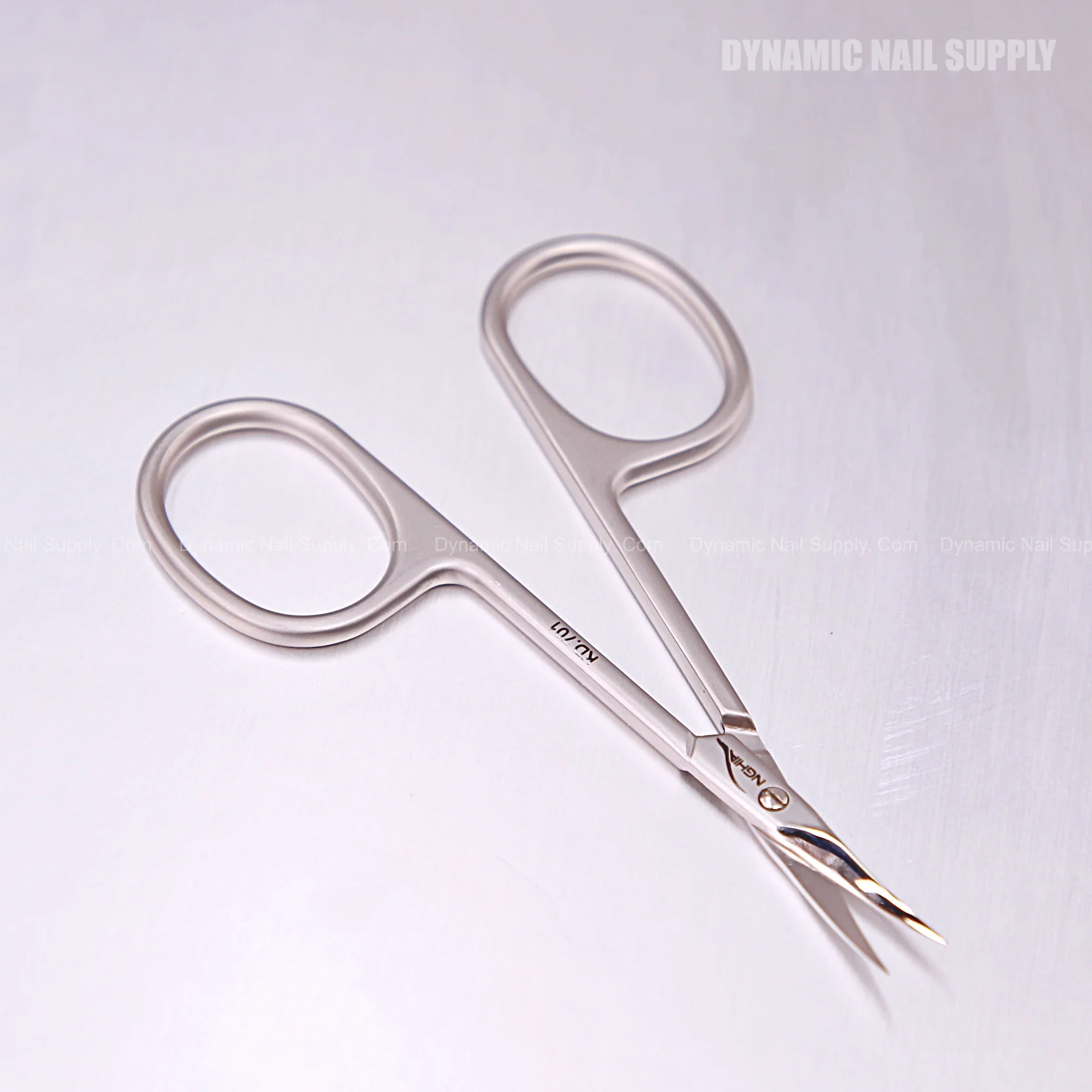 KD.701 - Professional Cuticle Scissors Curved Tips Stainless Steel - Image 2