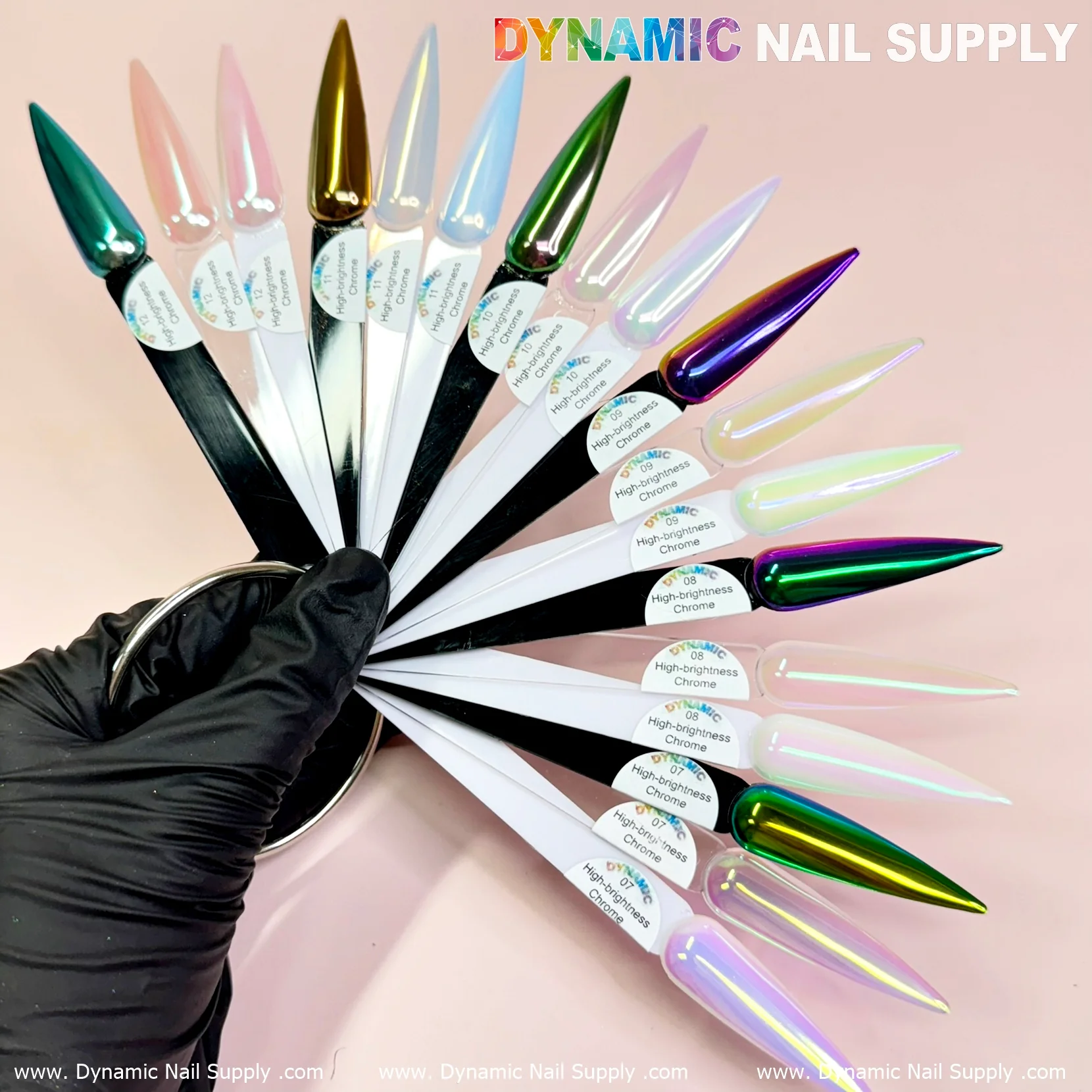 Light-Pearl Transparent Iridescent Chrome #12 - High brightness Fine Pigment Powder - Image 5