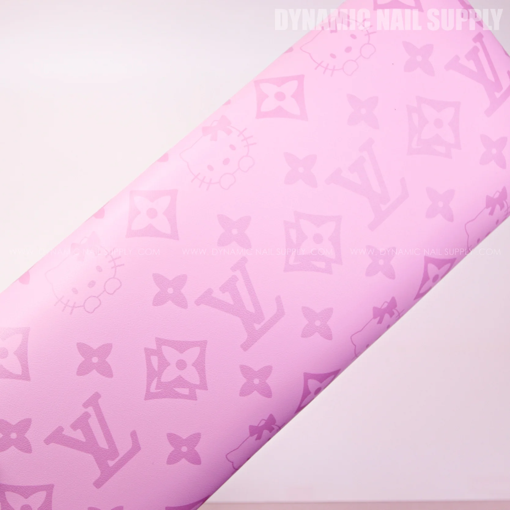(RHLA018 - Light Pink LV/Kitty Pattern) Luxury Brand Armrest for Nail technicians (Reposabrazos Para Manicura) - Image 2