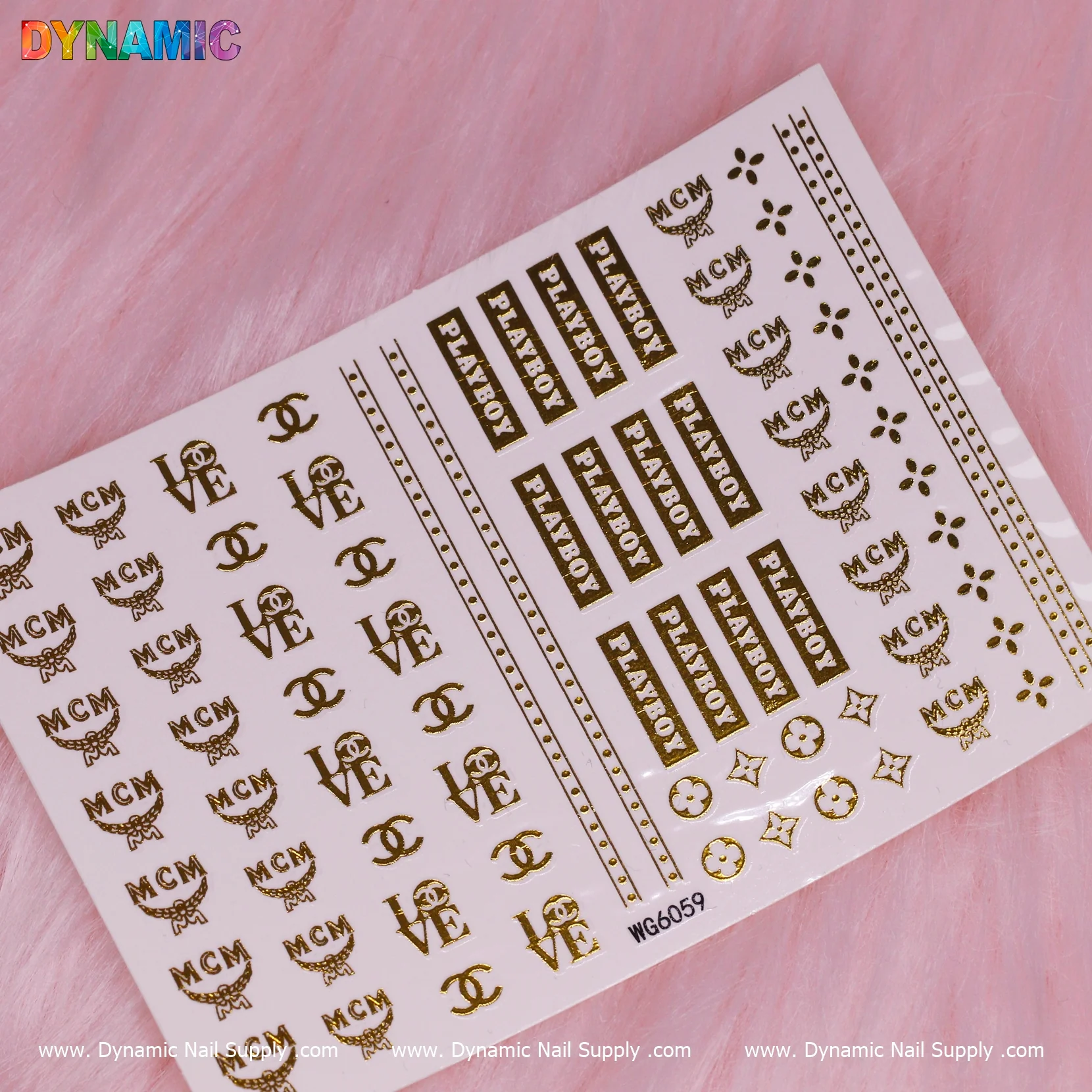 Luxury Style Water Decal (WG6059) - Gold