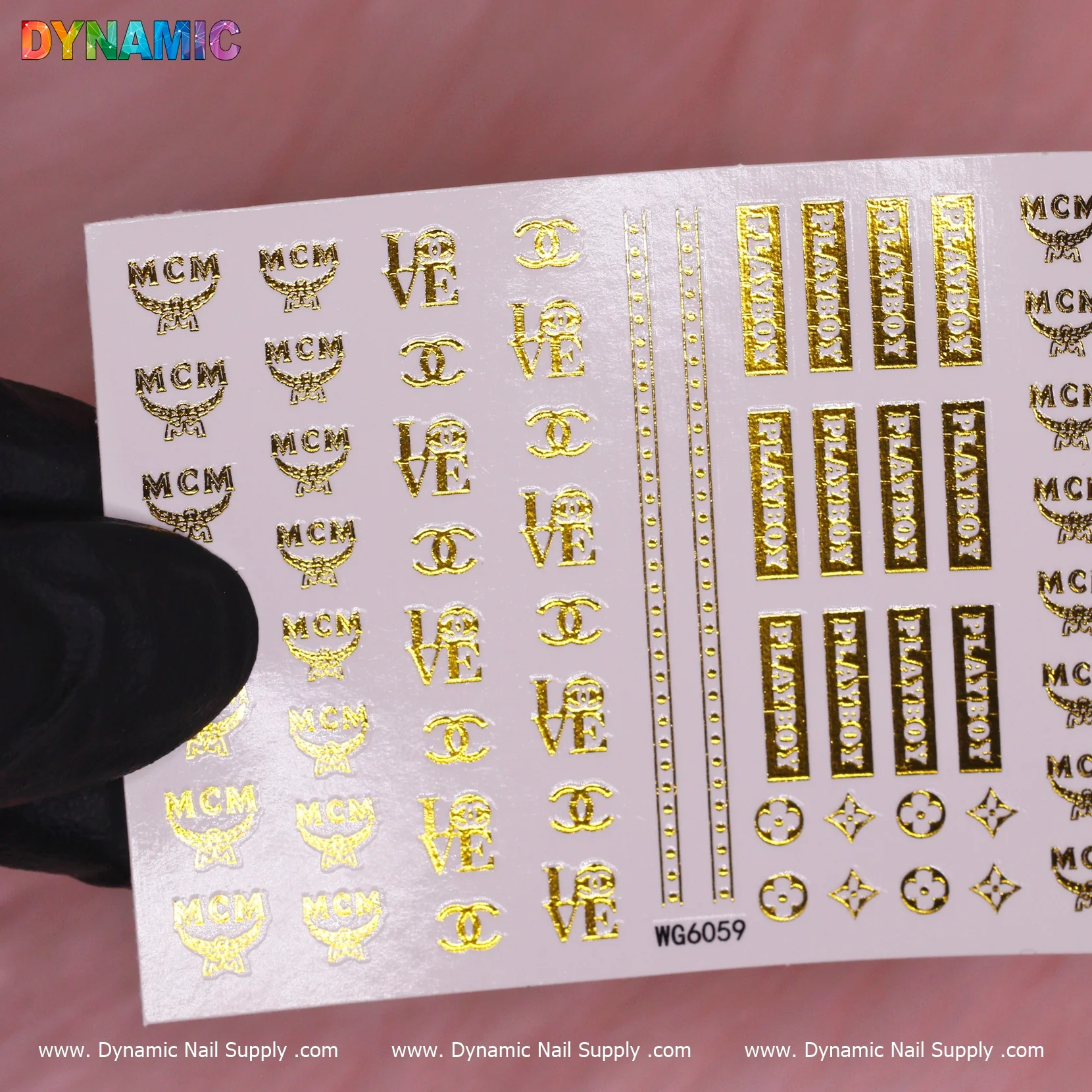 Luxury Style Water Decal (WG6059) - Gold - Image 2