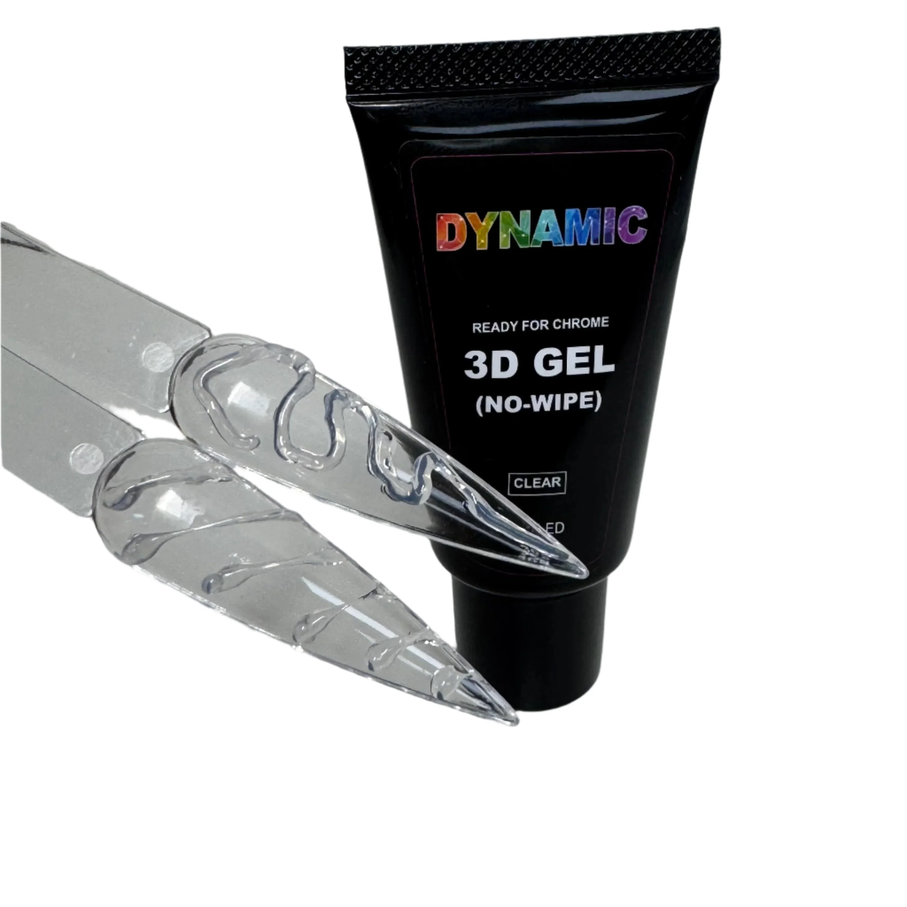 No-wipe 3D Gel (strong-hold) for Nail art Decoration & Chrome base - Image 5