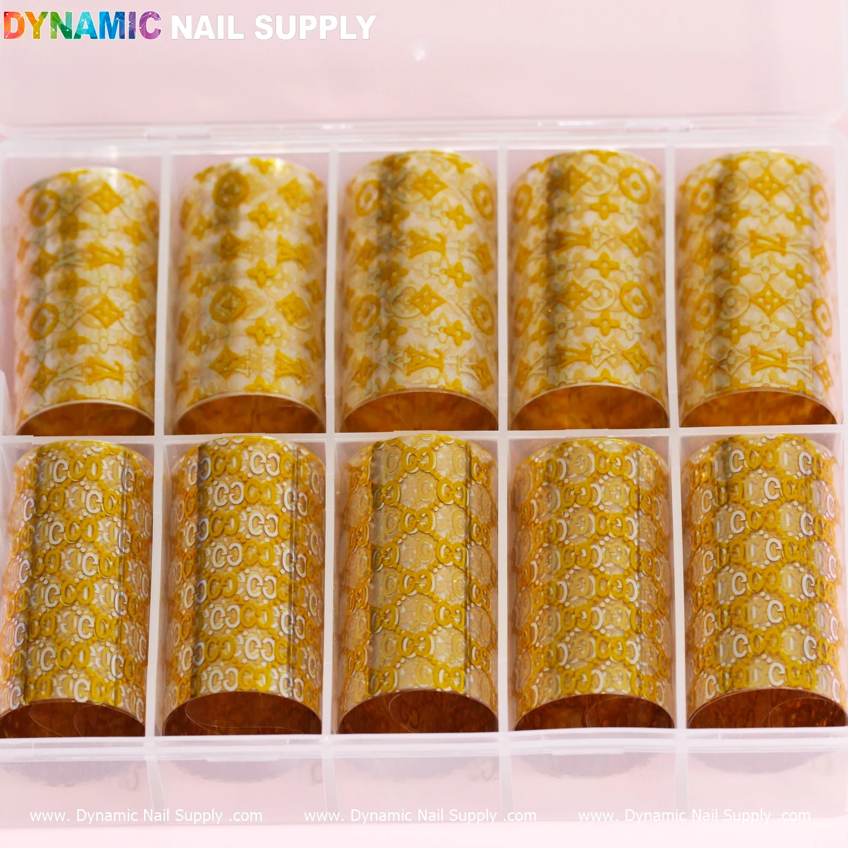 Nail Art Design Foils - Gold Designer