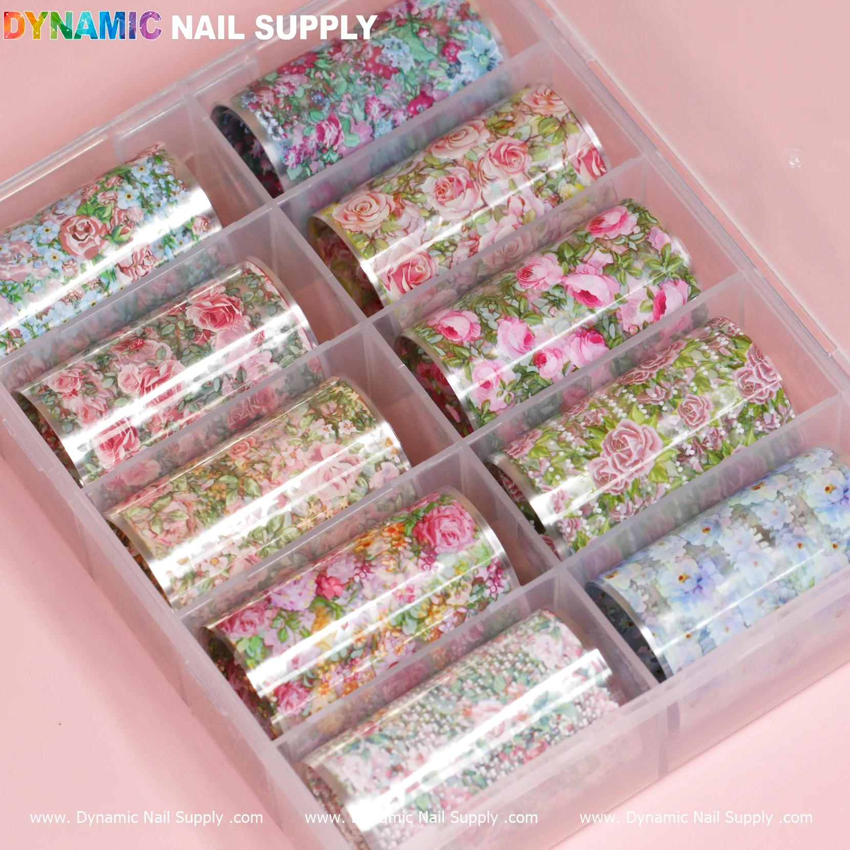 Nail Art Design Foils - Flowers Style - Image 2