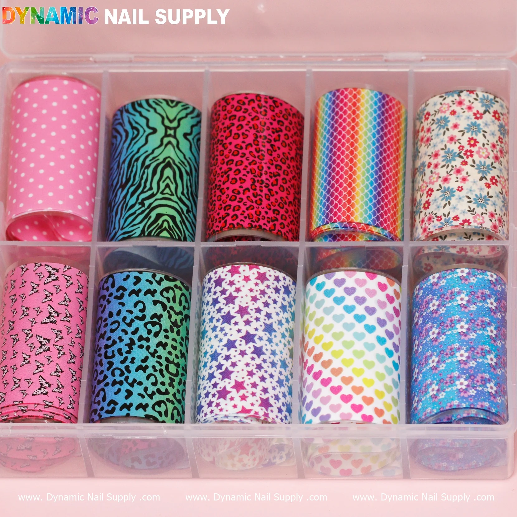 Nail Art Design Foils - Colorful