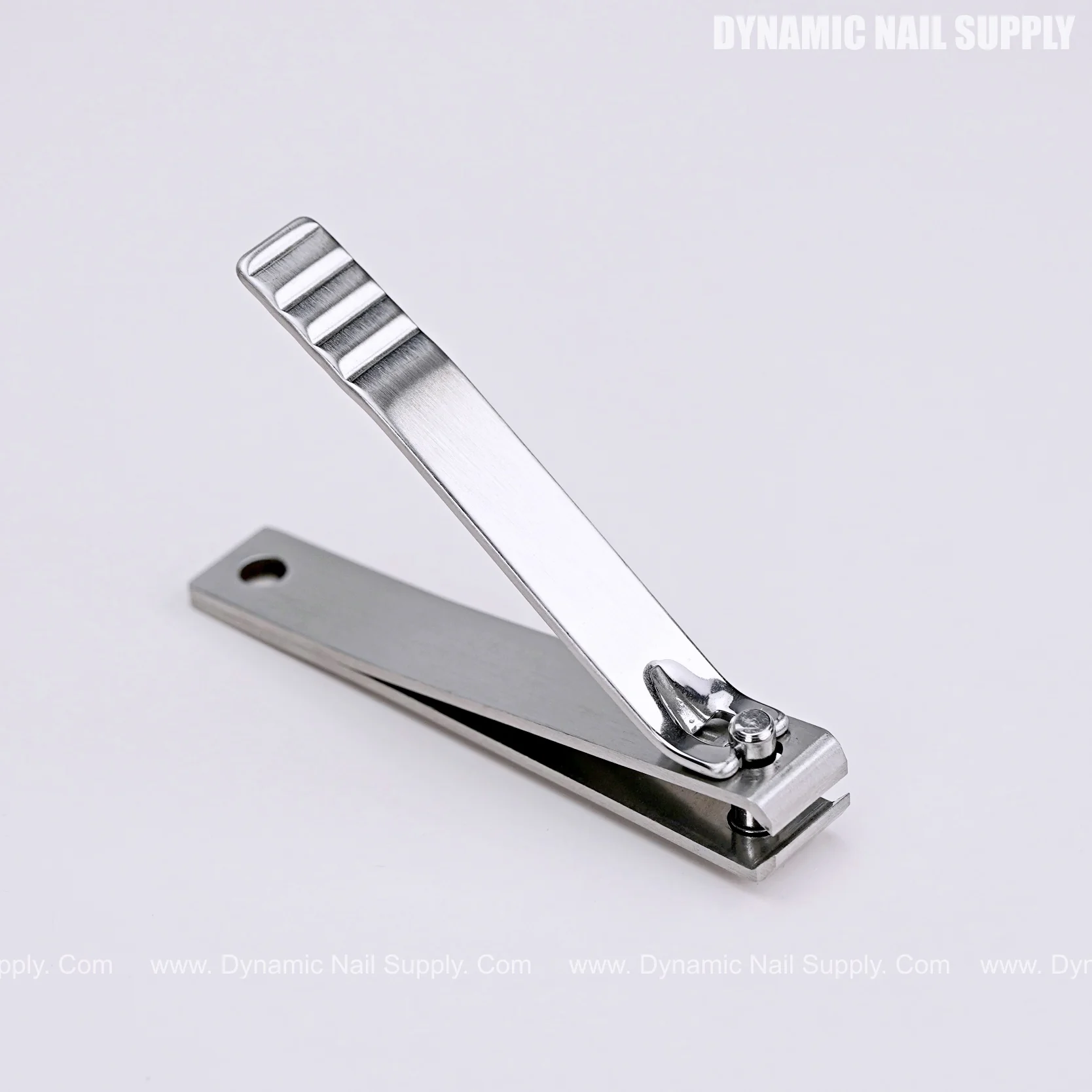 Nail Clippers Straight Blade Large Stainless Steel Trimmers - Thick Wide Jaw Toe Nail Clippings for Seniors, Men & Women - Silver