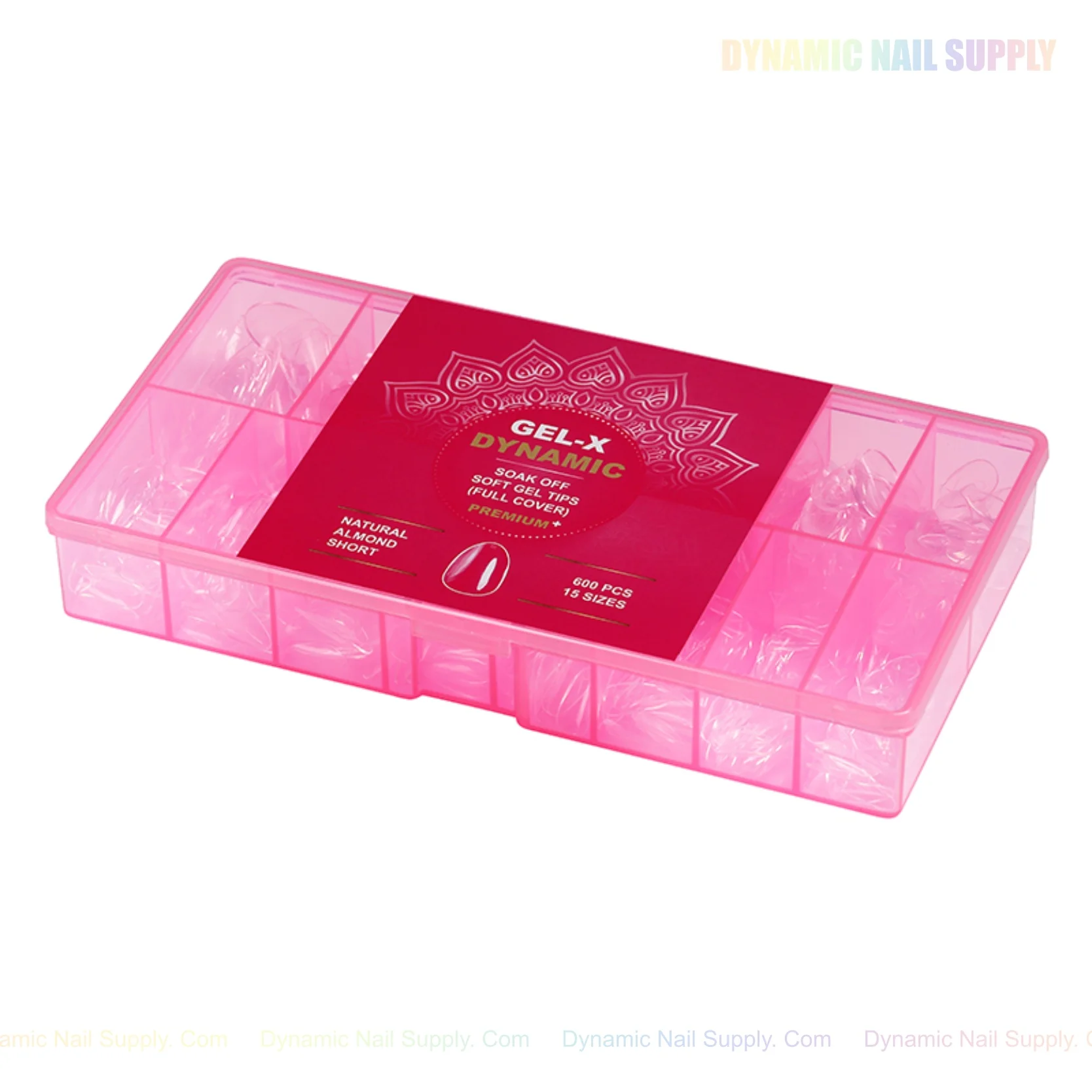 Natural Almond (Short) Full Cover Soft-Gel Nail Tips (Pink Box) - Image 18