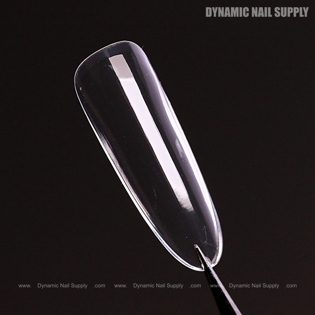 Natural Round (Long) Full Cover Soft-Gel Nail Tips (Pink Box) - Image 2