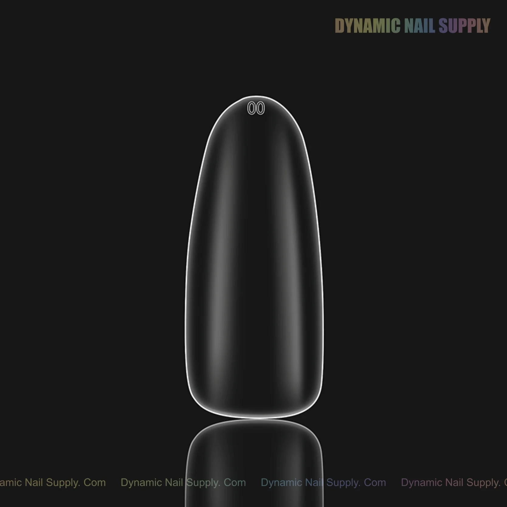 Natural Round (Long) Full Cover Soft-Gel Nail Tips (Black Box) - Image 2