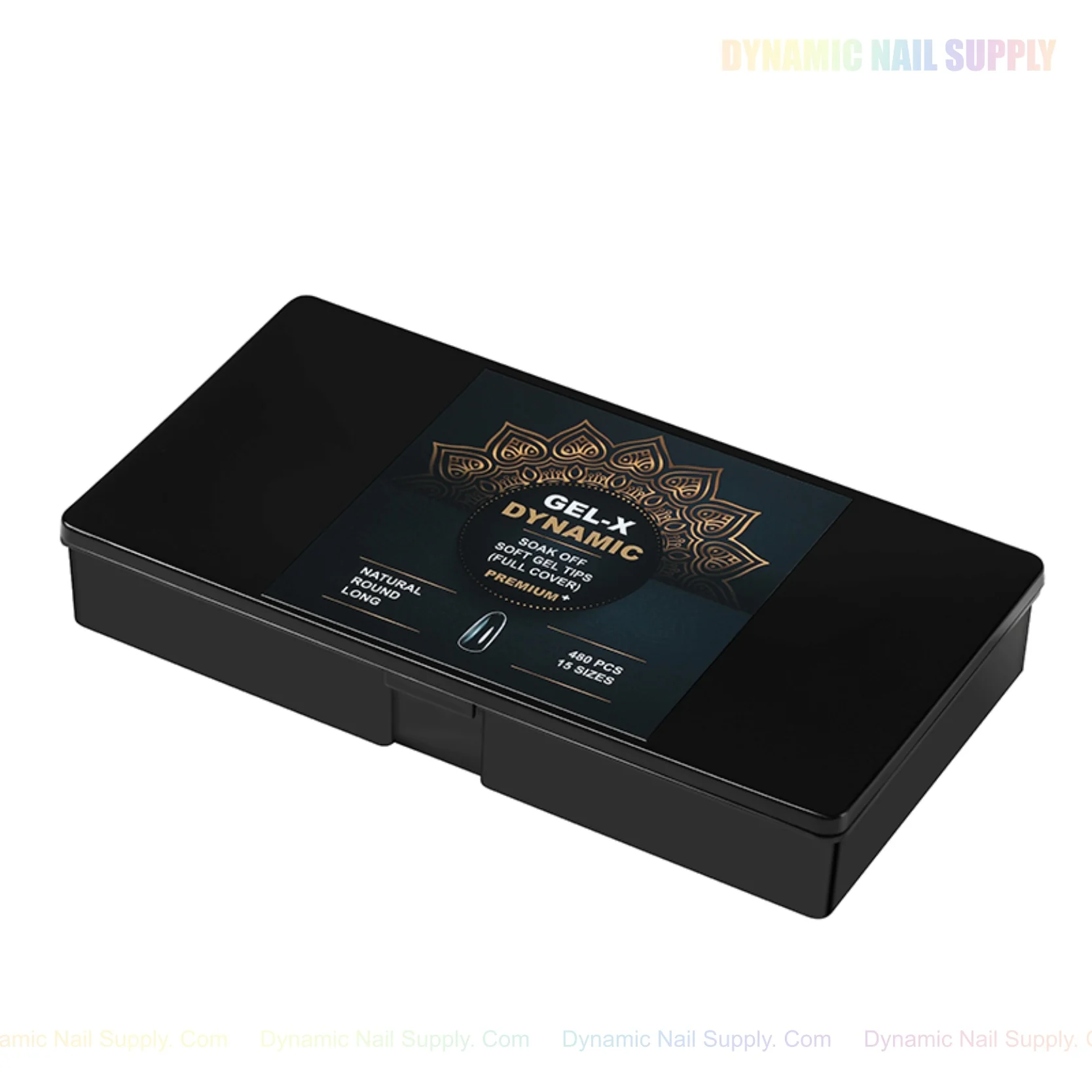 Natural Round (Long) Full Cover Soft-Gel Nail Tips (Black Box) - Image 3