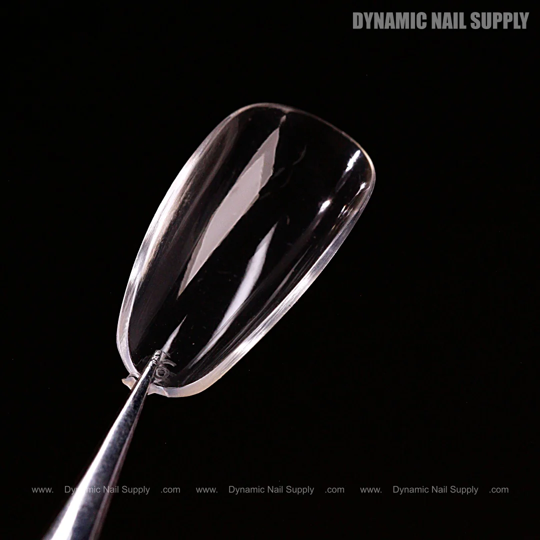 Natural Round (Short) Full Cover Soft-Gel Nail Tips (Black Box) - Image 7