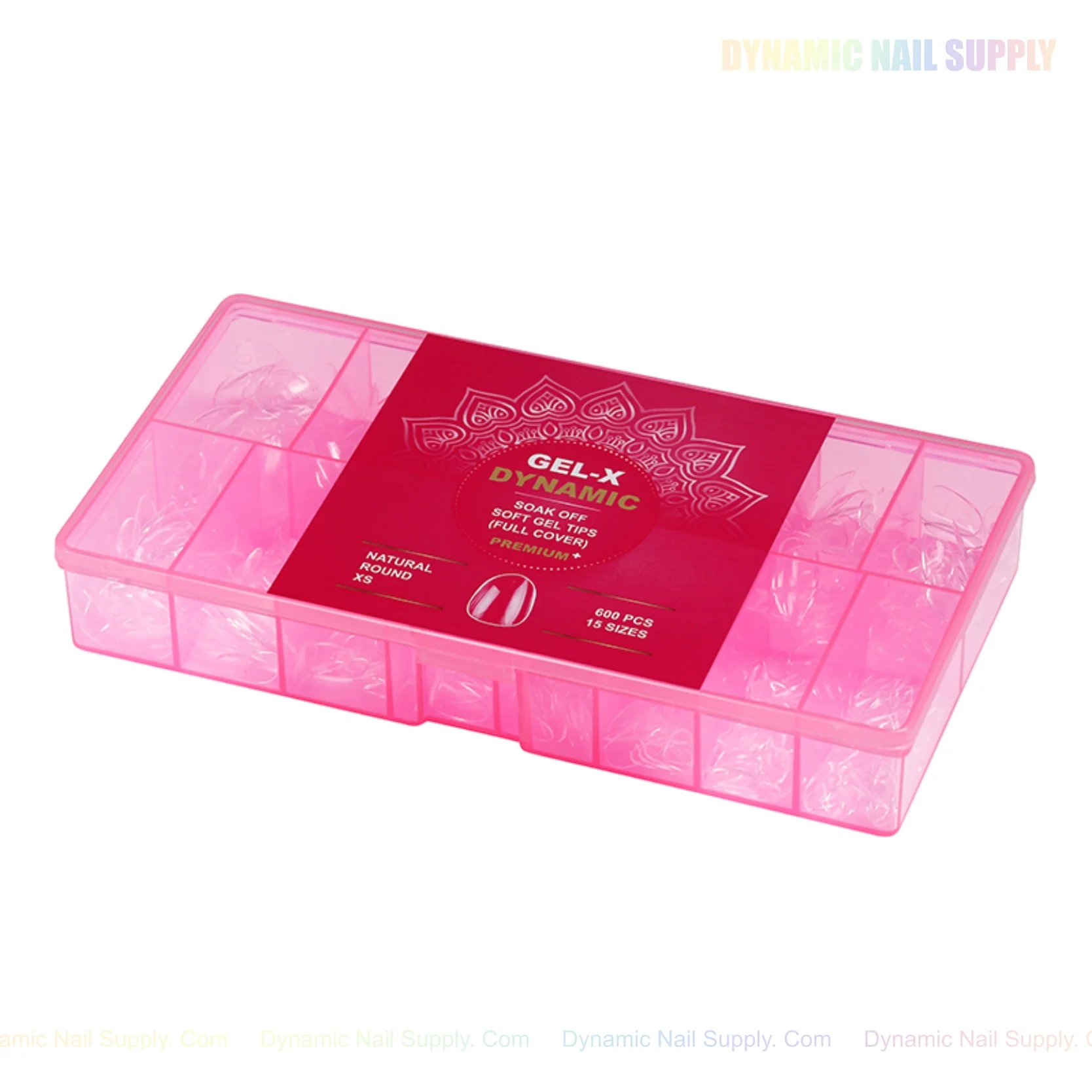 Natural Round XS Full Cover Soft-Gel Nail Tips (Pink Box) - Image 10