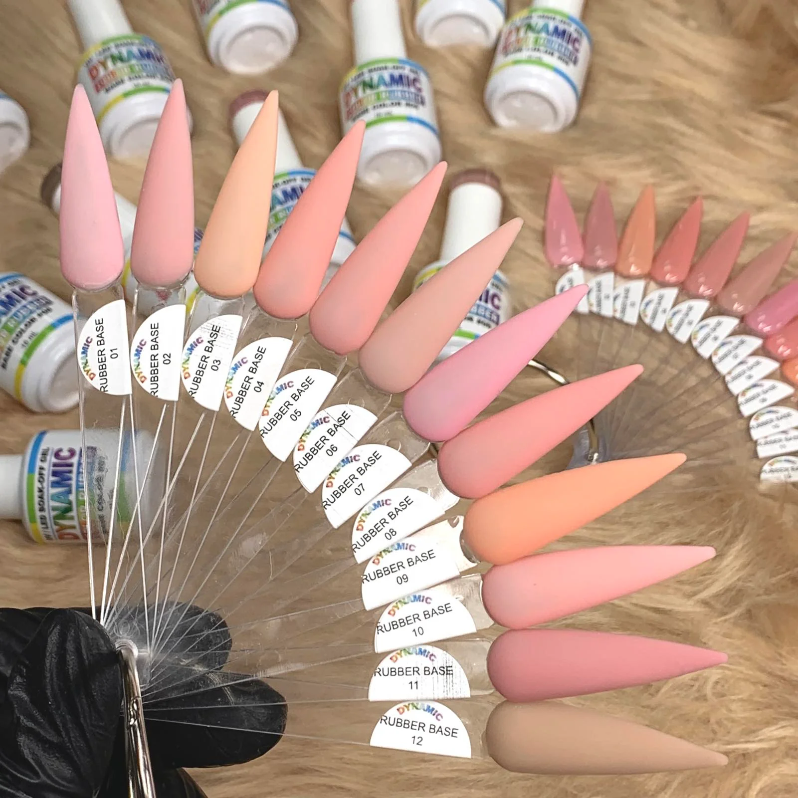 (BIAB) Rubber Base Nude Color Builder Gel Polish Collection From 01 to 12 - Image 3