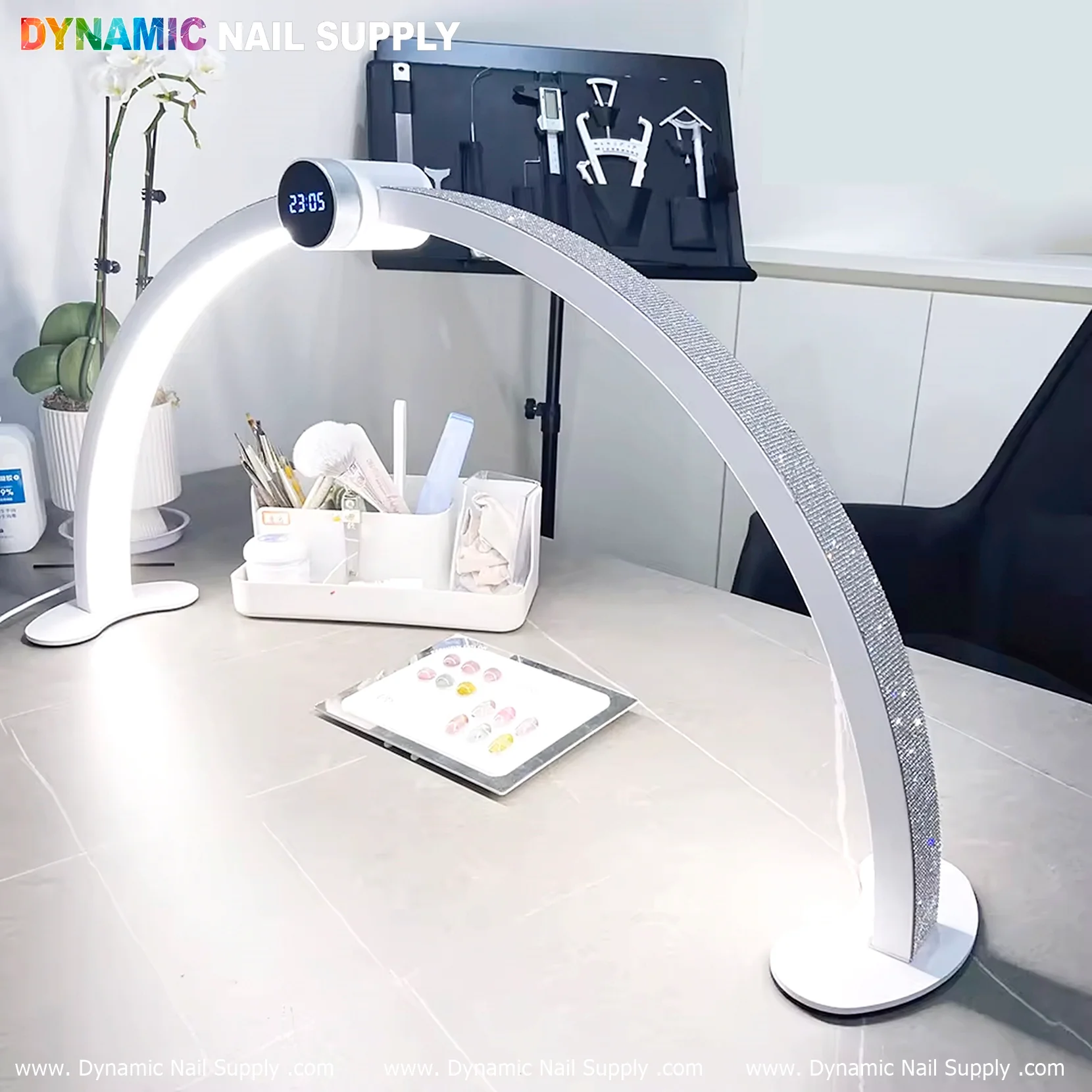 Newest 2024 Half Moon Light Desk Lamp for Nail / Lash, High Brightness for Professionals - Image 3