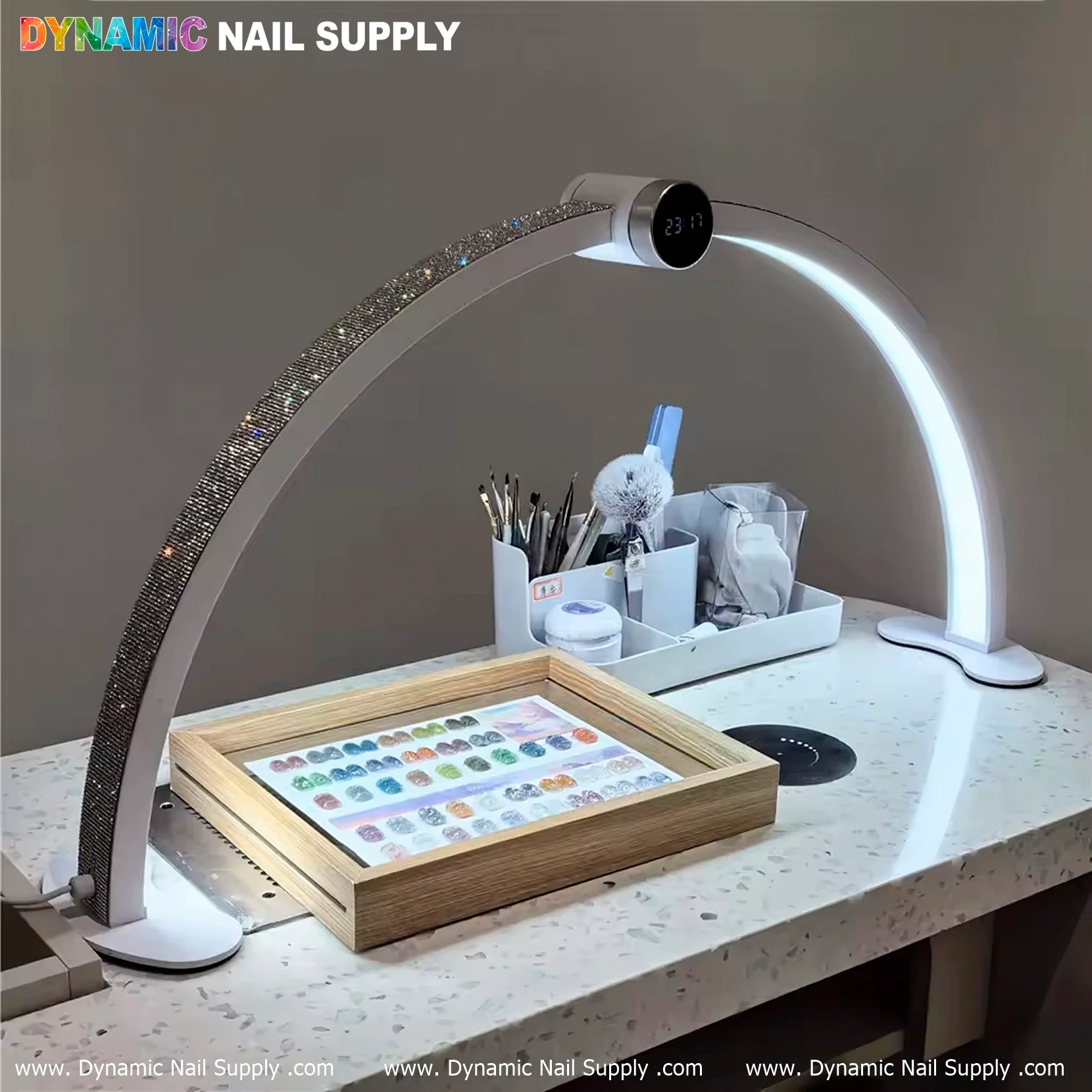 Newest 2024 Half Moon Light Desk Lamp for Nail / Lash, High Brightness for Professionals - Image 4