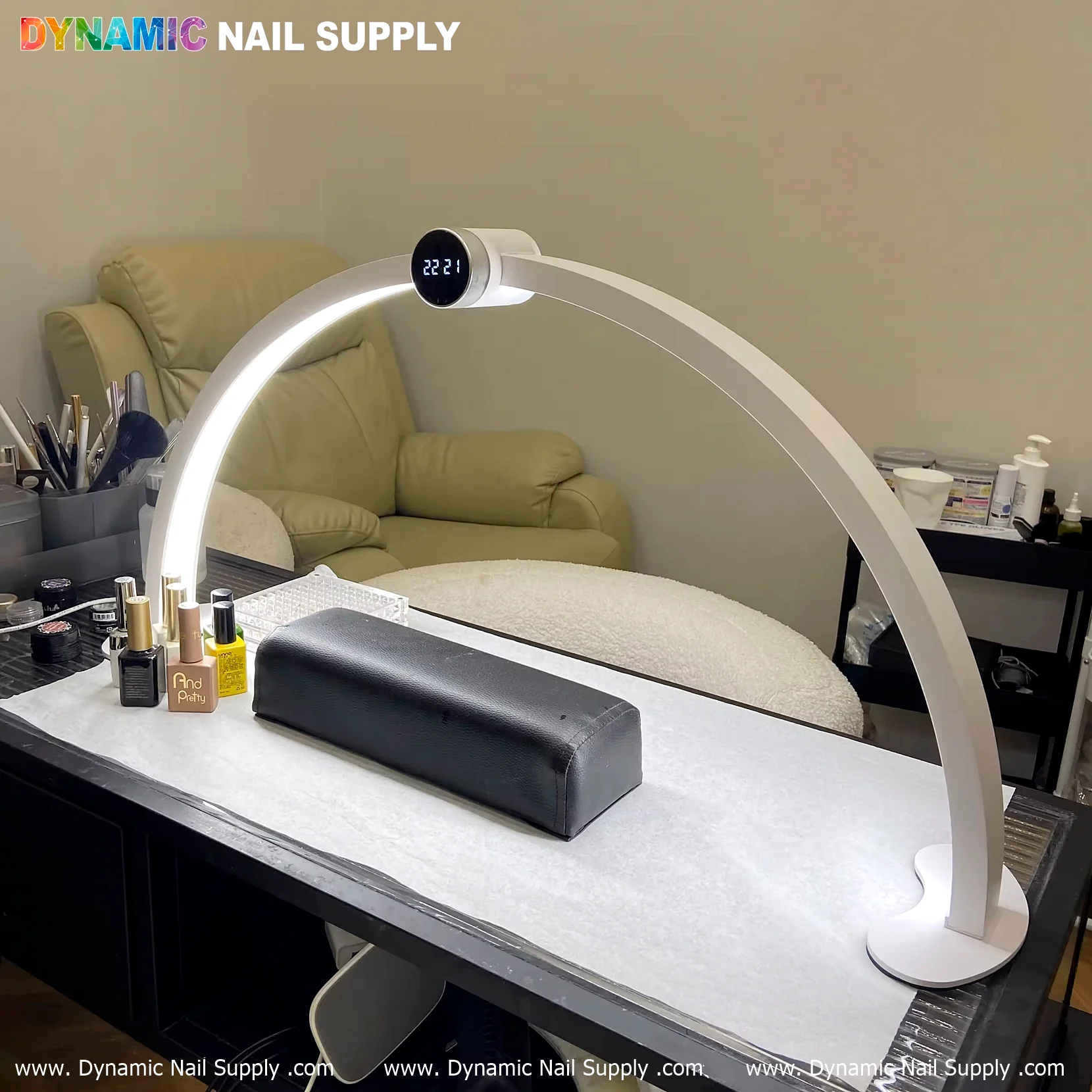 Newest 2024 Half Moon Light Desk Lamp for Nail / Lash, High Brightness for Professionals - Image 6