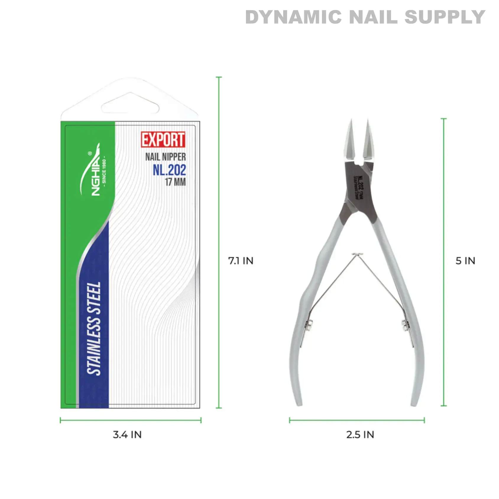 NL.202 17MM - Professional Nail Nipper Medical Grade Stainless Steel - Image 7