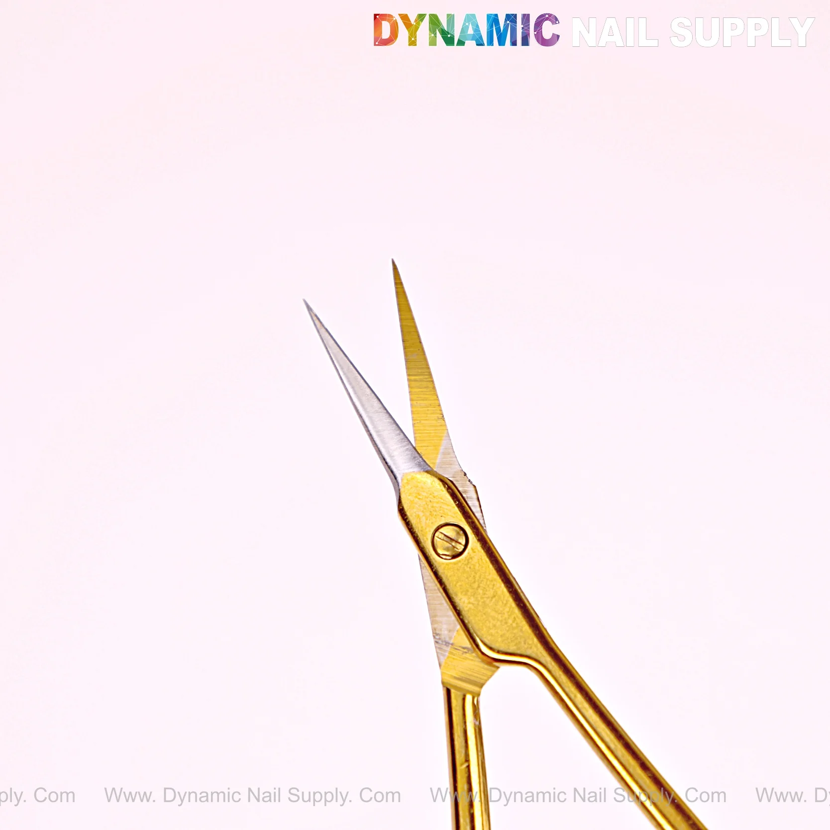 NT1245 - Gold Premium Curved Tip Cuticle Scissors Curved Tips Stainless Steel - Image 2